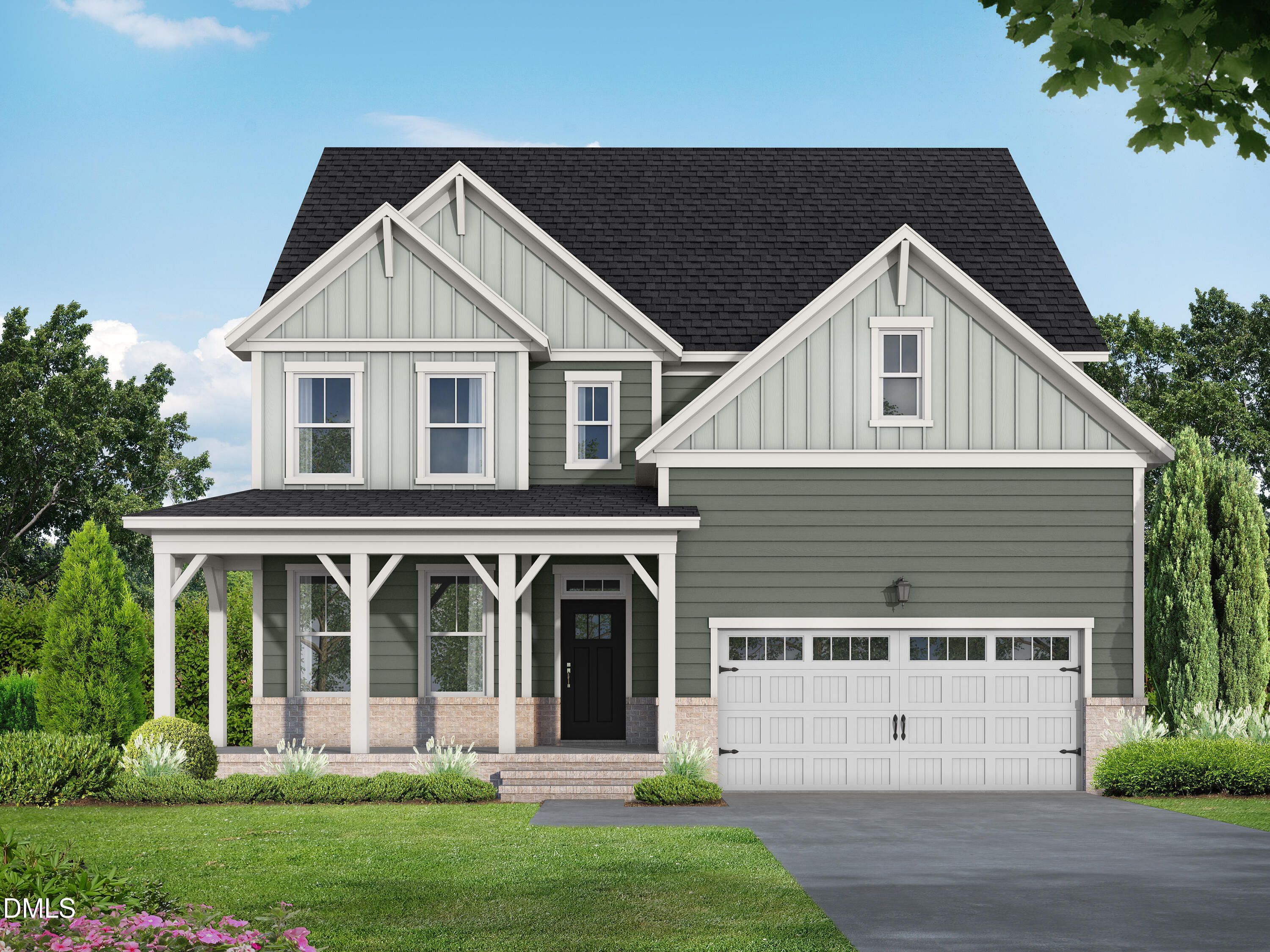 Exterior view of Davidson Homes' New Home at 209 Castle Fork Court