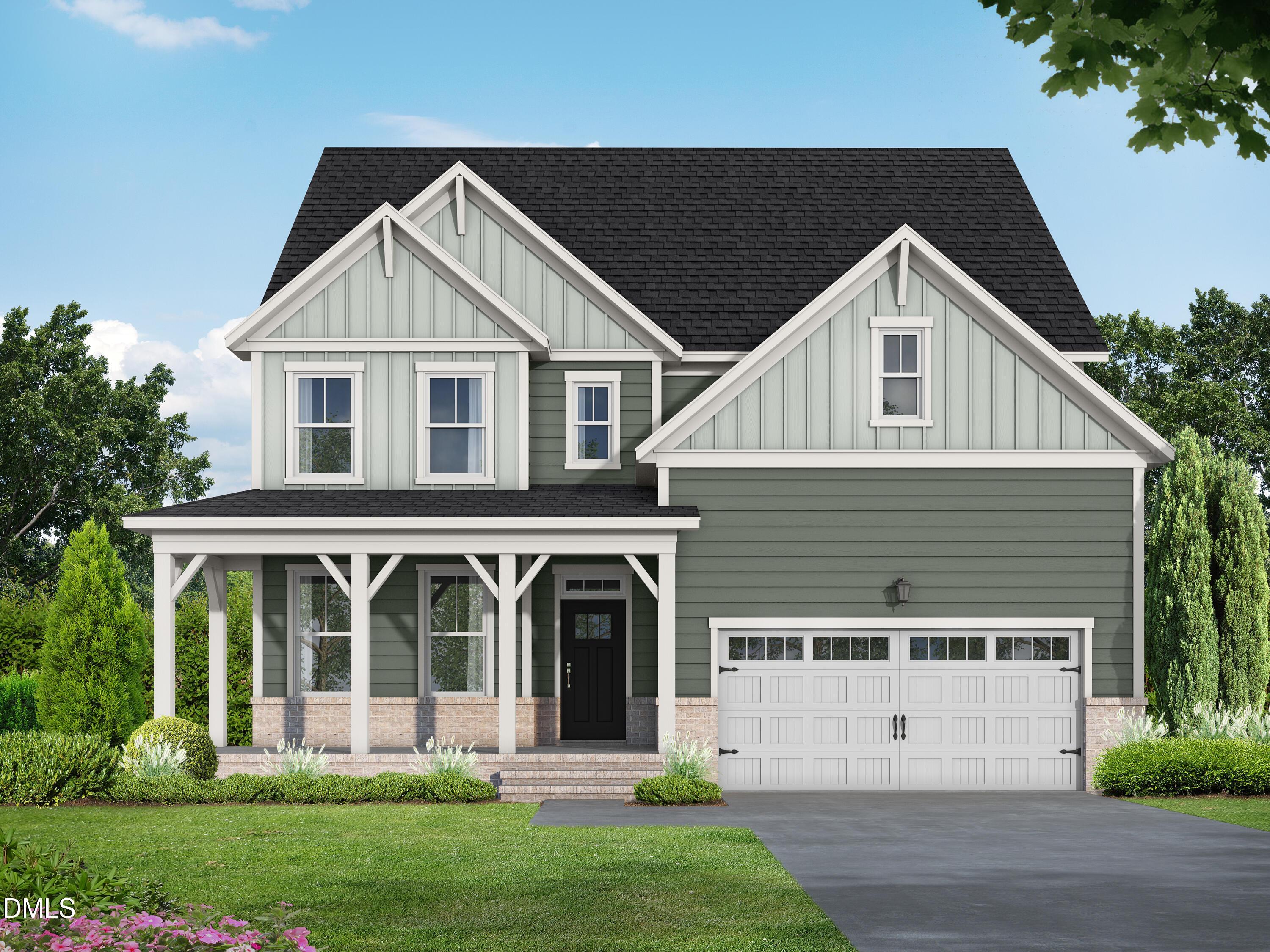 Exterior view of Davidson Homes' New Home at 209 Castle Fork Court