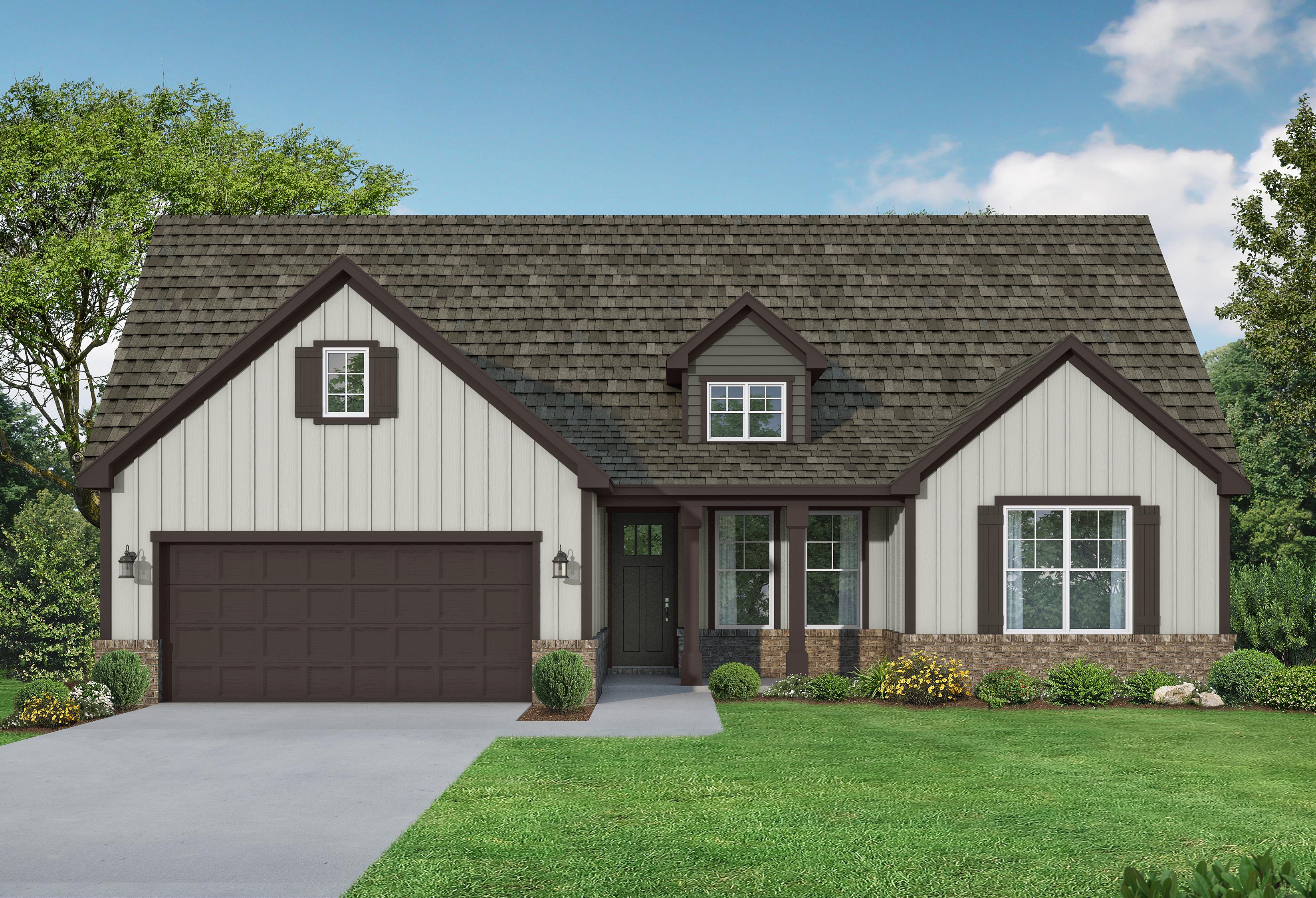 The Rockford C by Davidson Homes with Hardie Siding