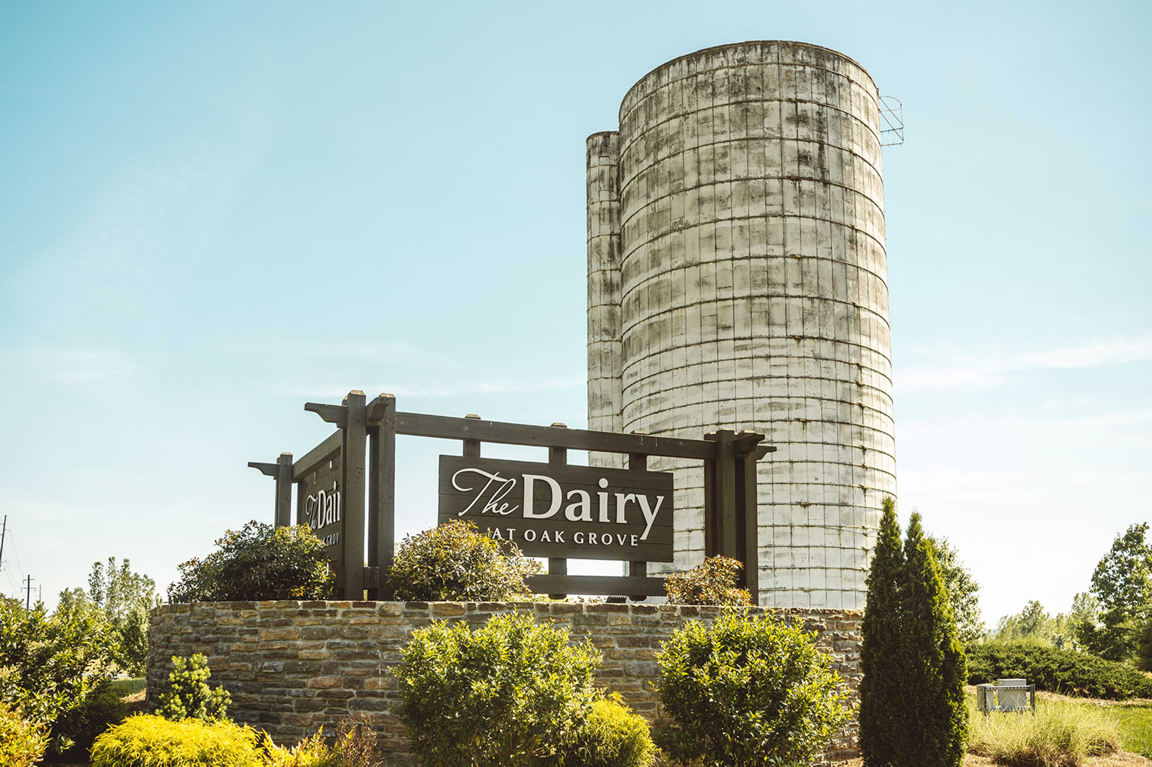 Davidson Homes' The Dairy at Oak Grove Community Entrance