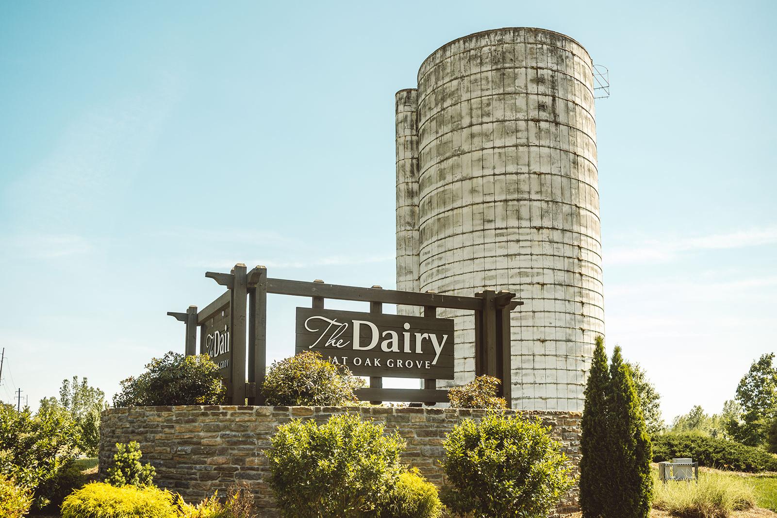 Davidson Homes' The Dairy at Oak Grove Community Entrance