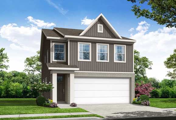 Exterior view of Davidson Homes' New Home at 705 Stickley Oak Way
