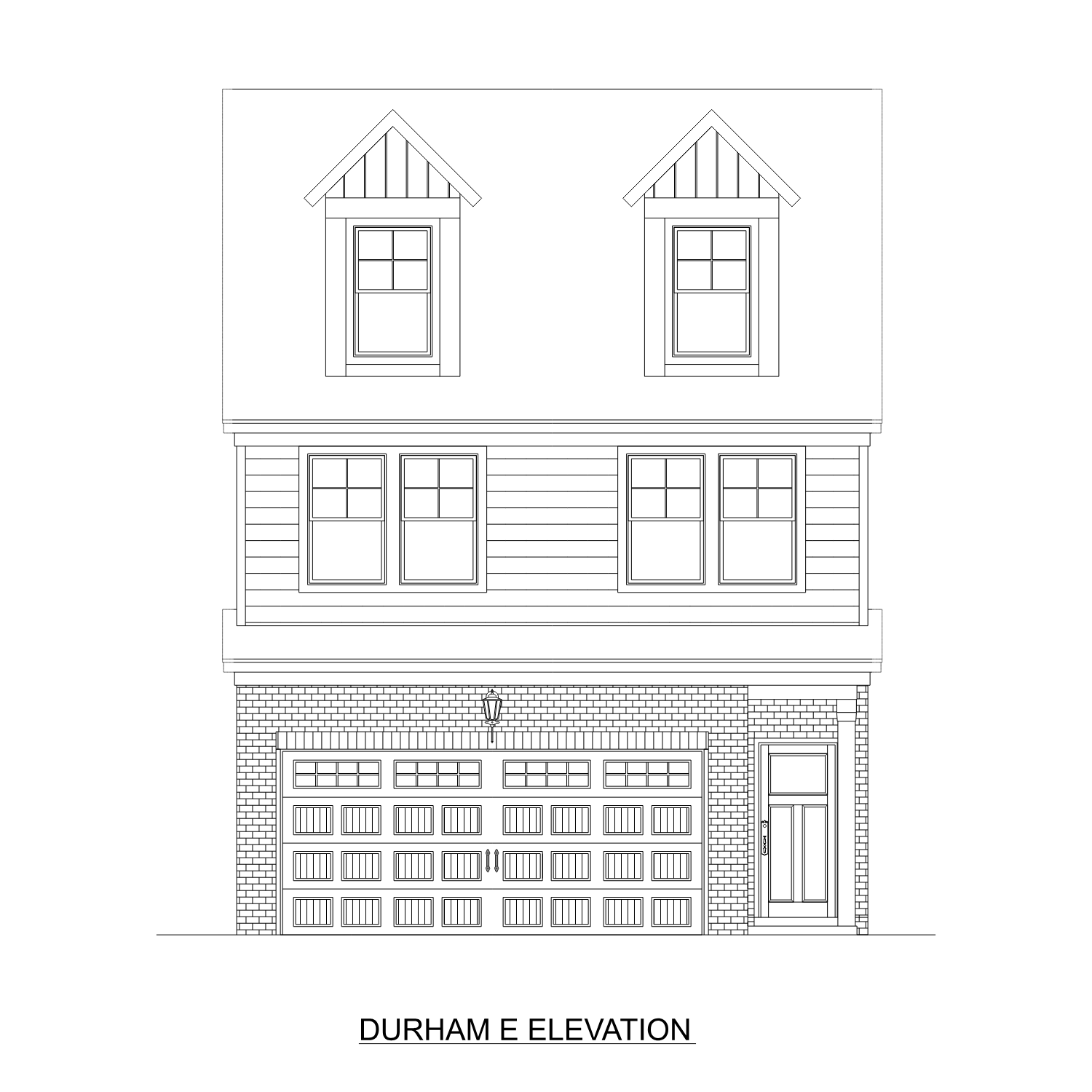 The Durham E Floor Plan in Lake Park Villas Wylie, TX