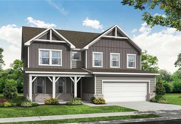 Exterior view of Davidson Homes' New Home at 647 Tiger Eye Terrace