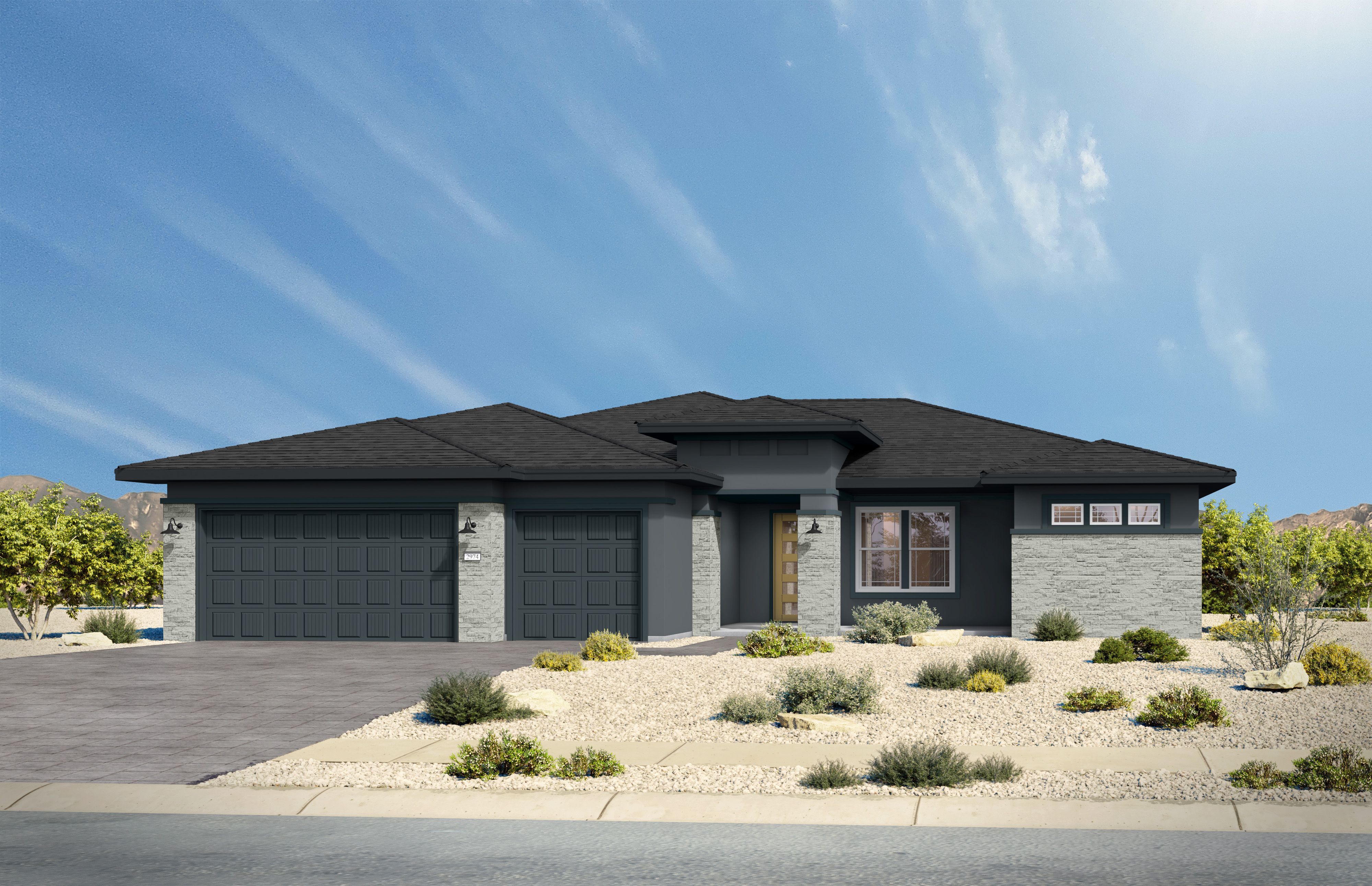 Exterior view of Davidson Homes' The Blaze C Floor Plan