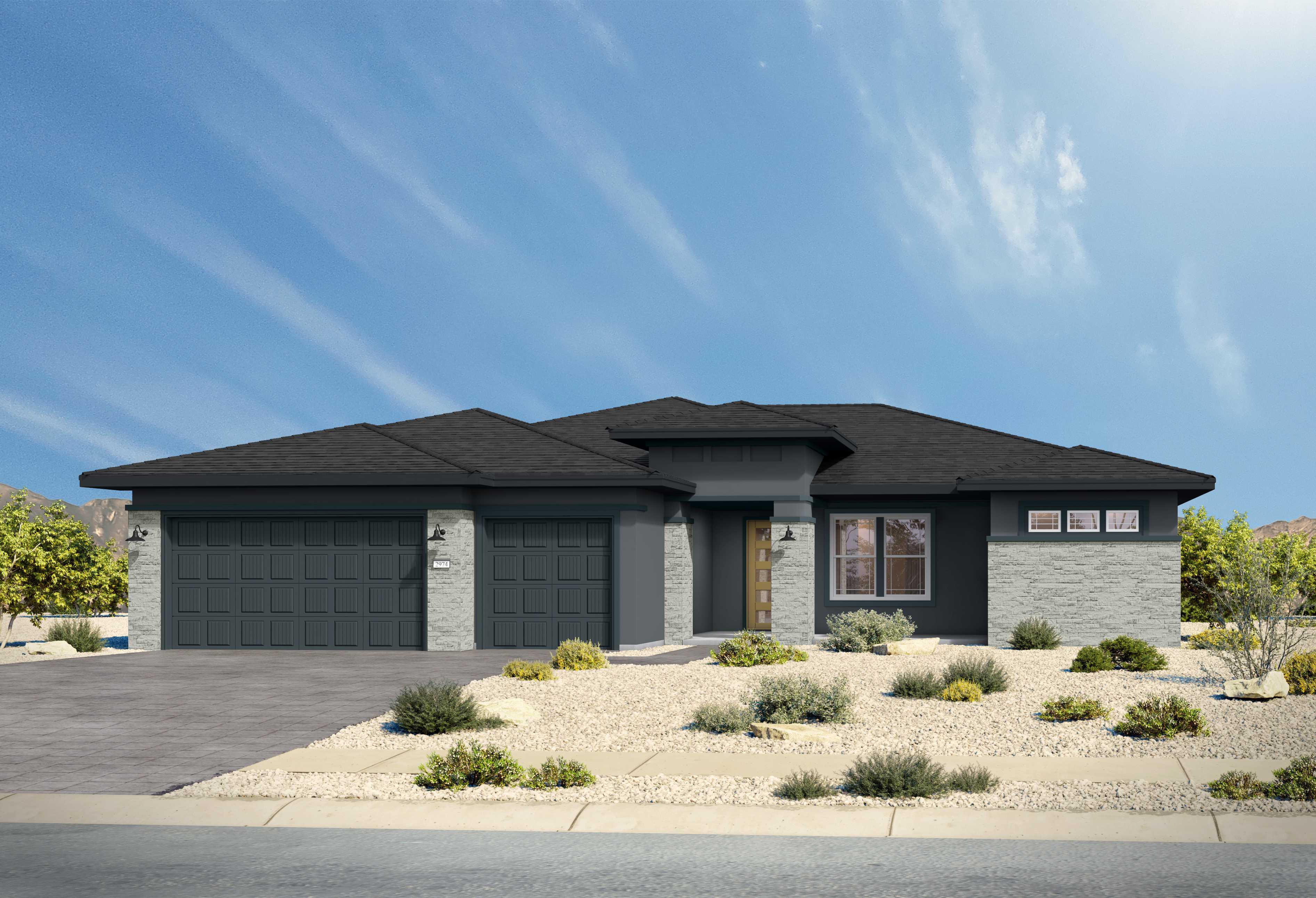 Exterior view of Davidson Homes' The Blaze C Floor Plan