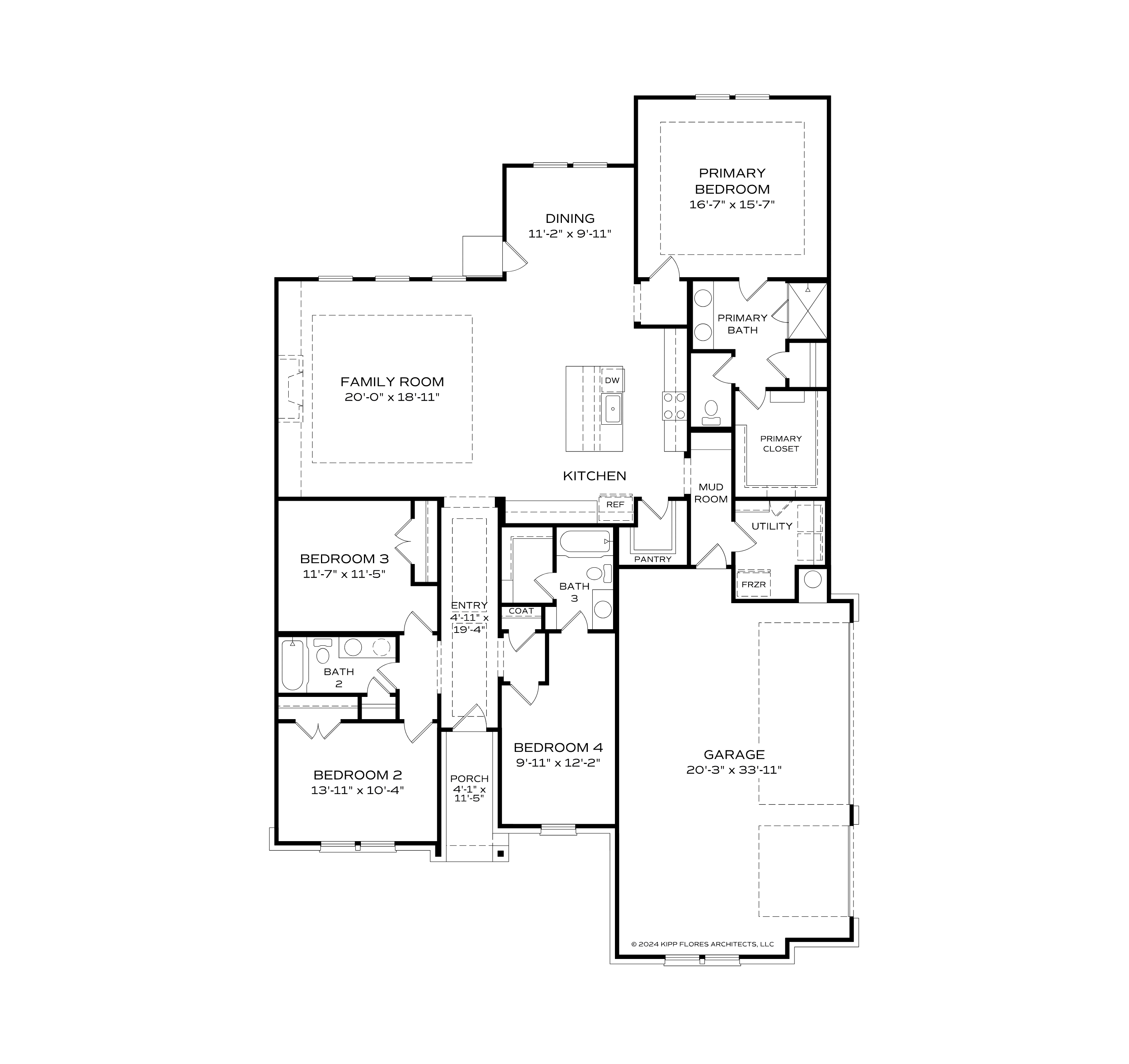 1 - The Sanctuary floor plan layout for 21985 Huntington Pike in Davidson Homes Homes' Anderson Farm community.