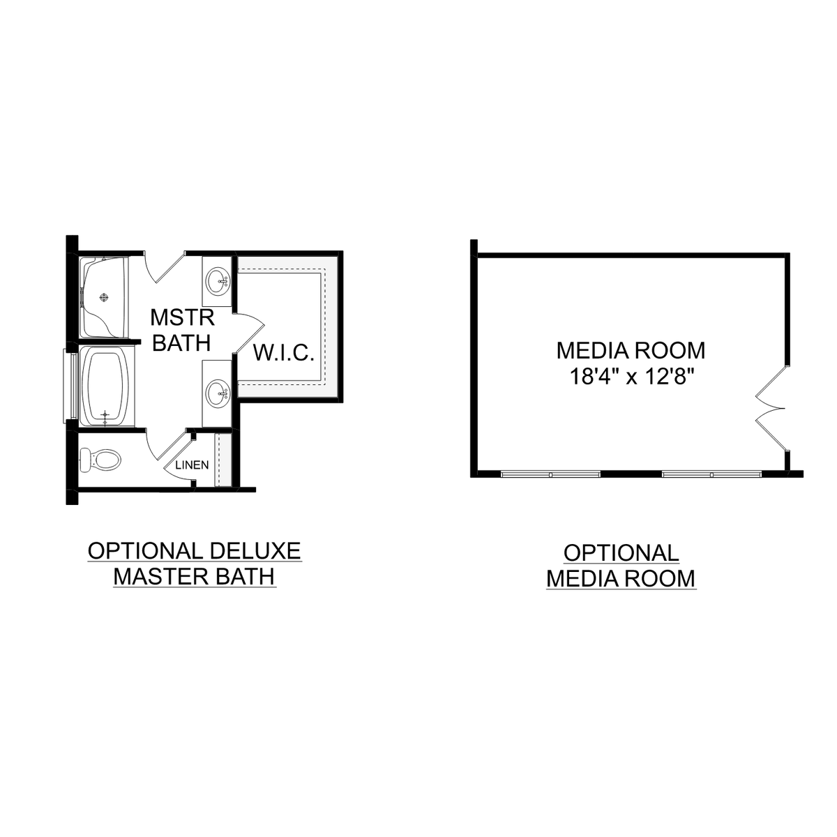 3 - The Richmond D buildable floor plan layout in Davidson Homes' Flint Meadows community.
