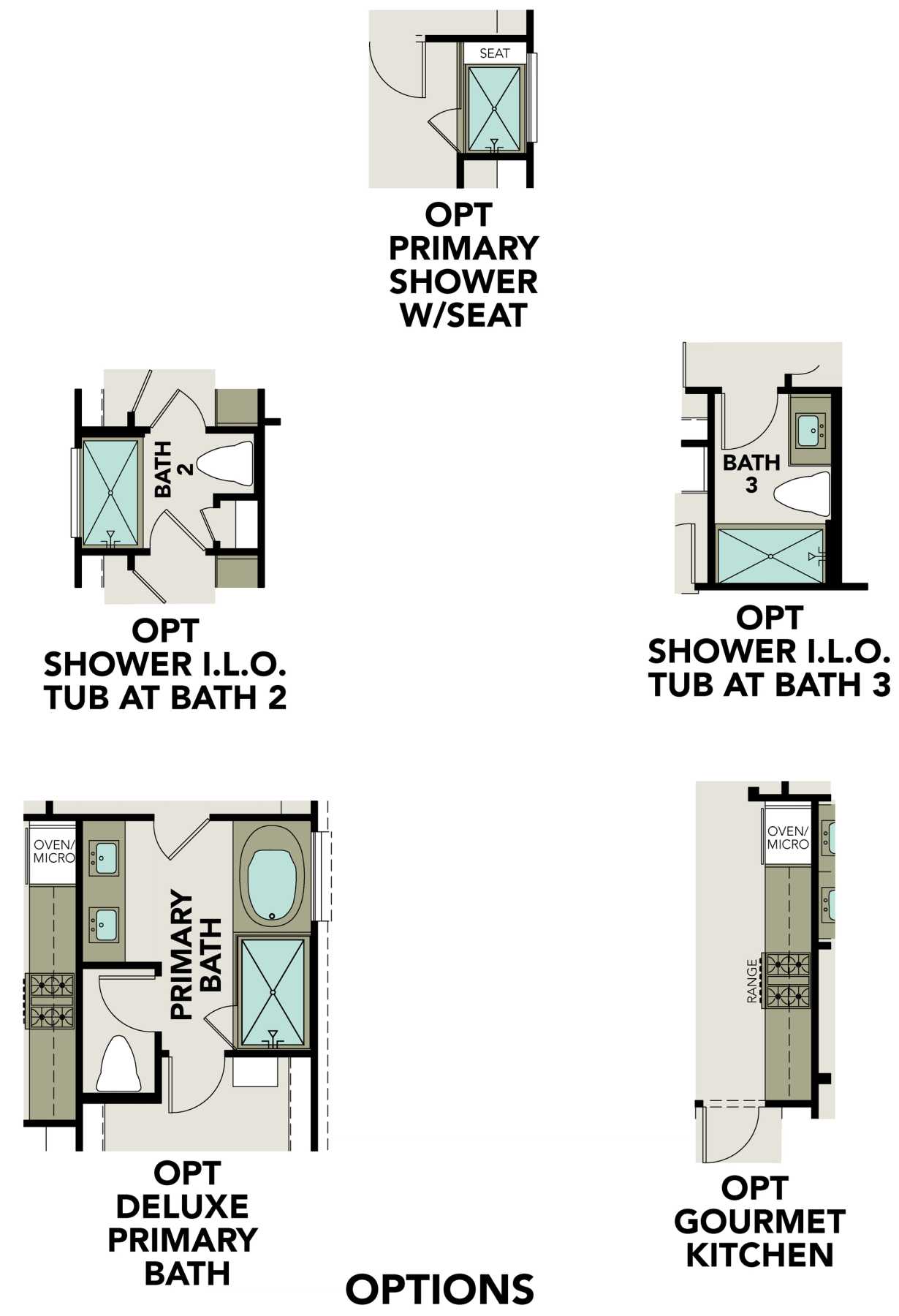 2 - The Acadia C with 3-Car Garage buildable floor plan layout in Davidson Homes Homes' Lago Mar community.