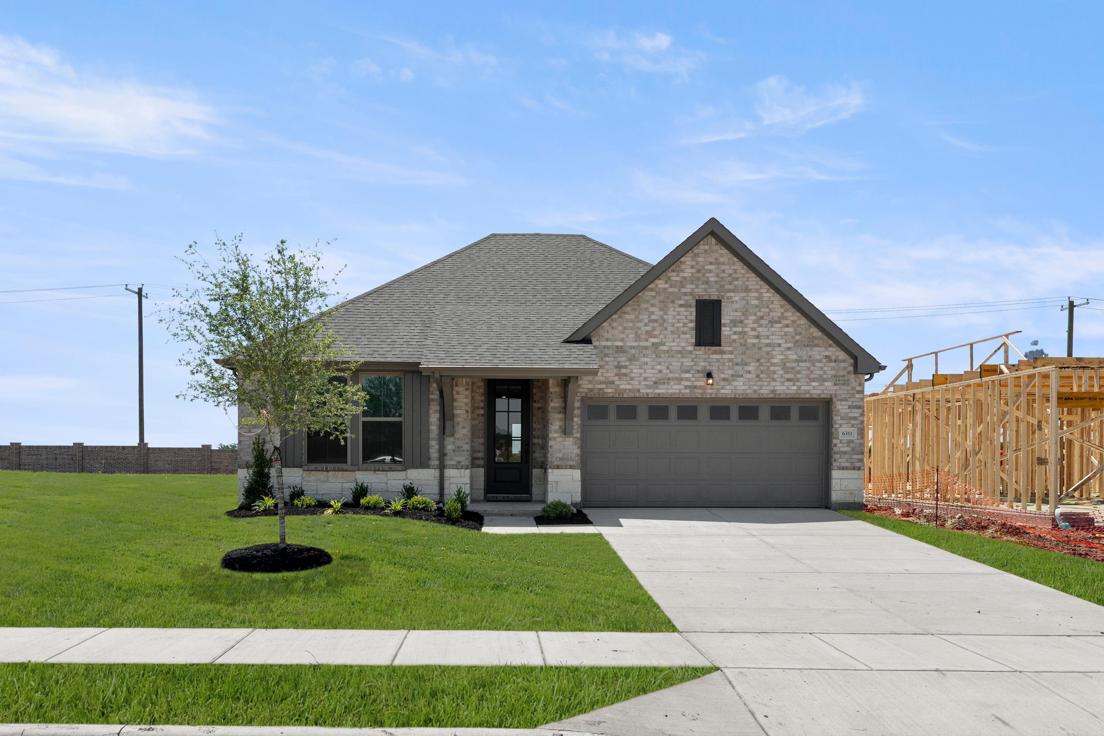 Exterior view of Davidson Homes' New Home at 6311 DeLaCroix Dr