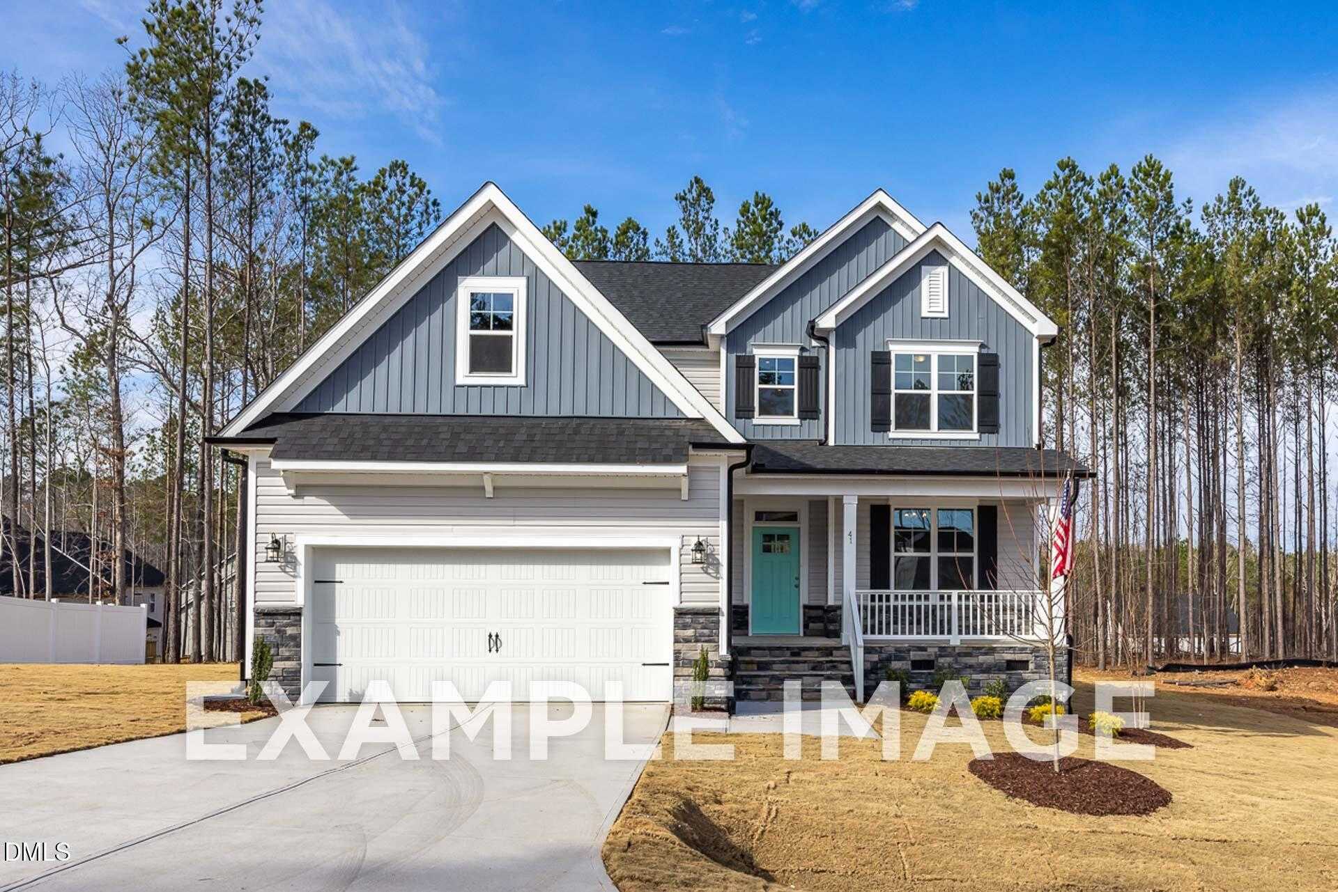 Exterior view of Davidson Homes' New Home at 409 Longleaf Glen Lane