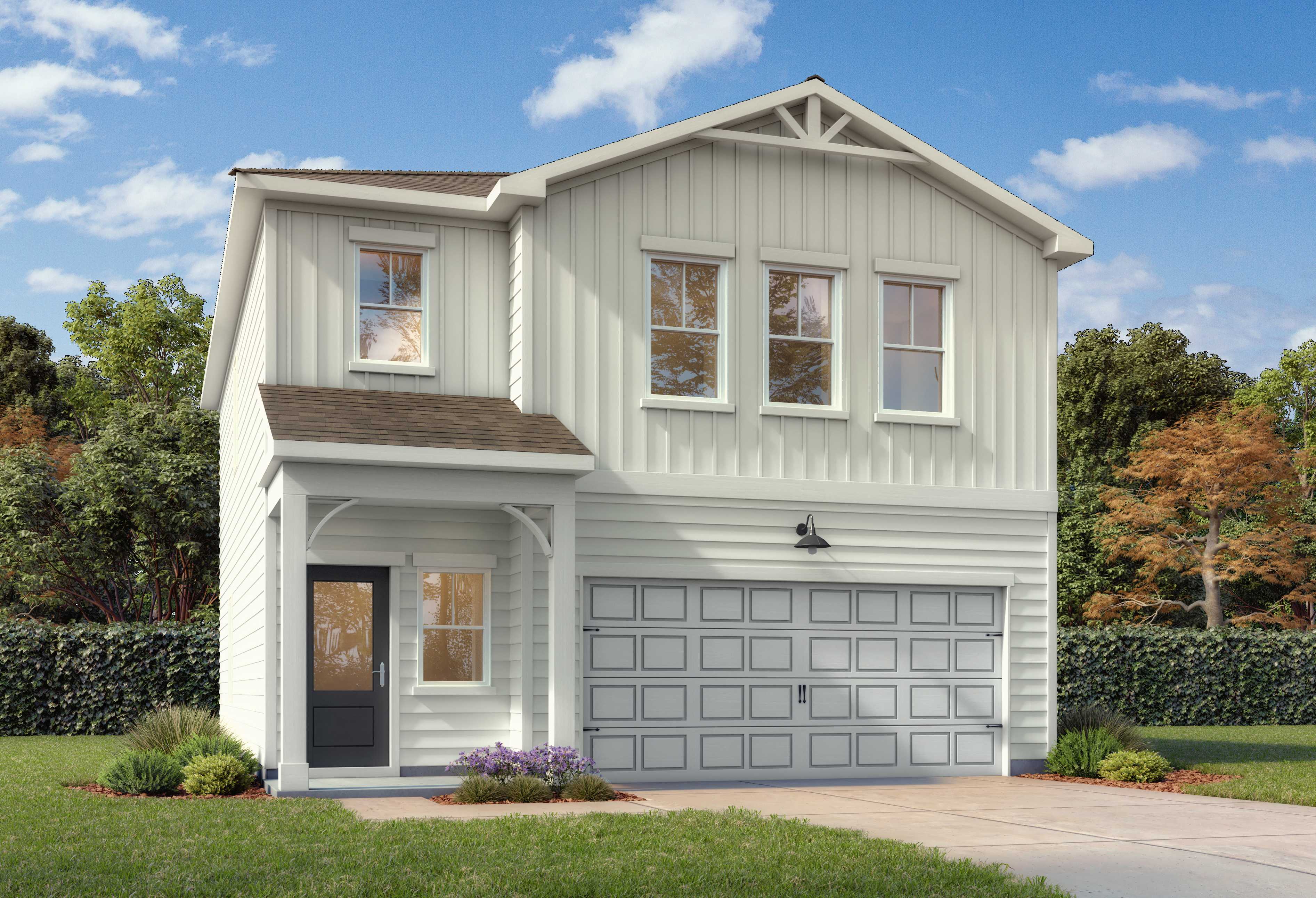 Exterior view of Davidson Homes' The Hartwell B Floor Plan