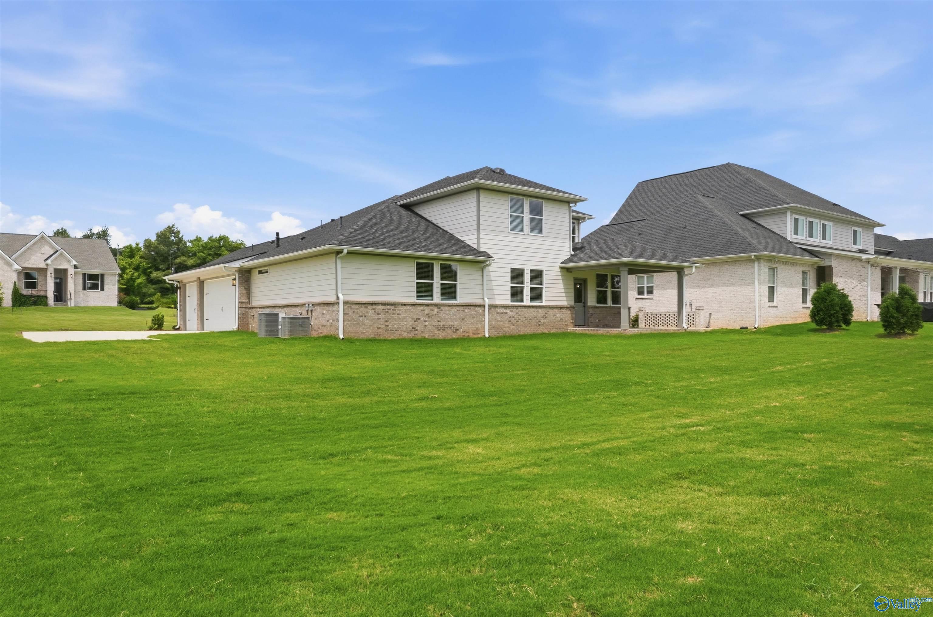 Two-story Dorado floor plan by Davidson Homes with a 3-car garage in Riverton Preserve, Huntsville, Alabama.