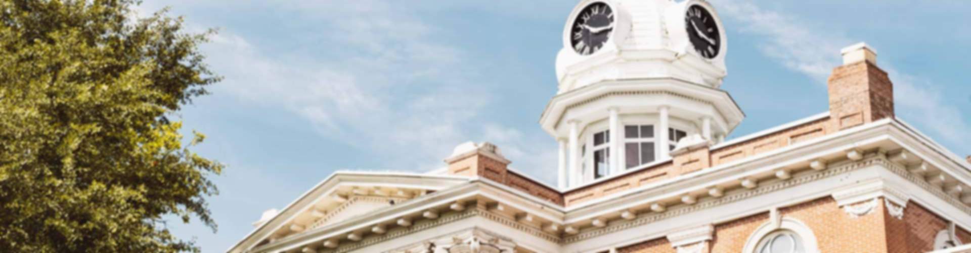 Downtown Clocktower in Murfreesboro, Tennessee
