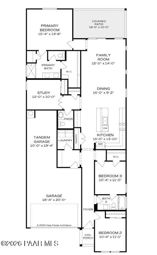 Image 2 of Davidson Homes' New Home at 1212 Tranquil Lane