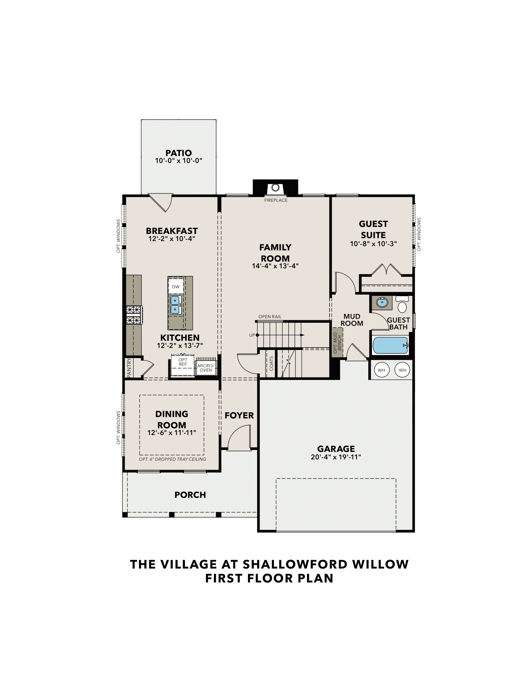 The Willow B At Shallowford Floor Plan In The Village At Shallowford ...