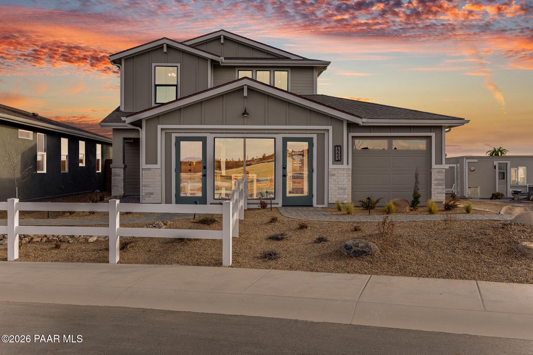 Exterior view of Davidson Homes' New Home at 6115 Old Mountain Way