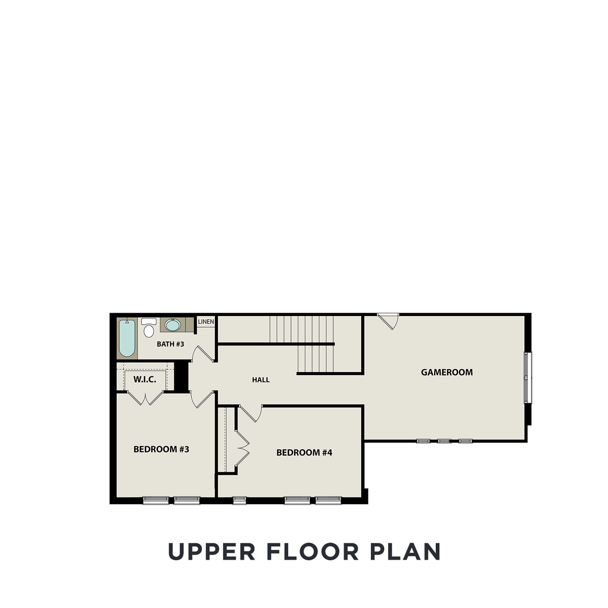 2 - The Bellar B with 3-Car Garage floor plan layout for 2223 Blue Heron Drive in Davidson Homes' Rivers Edge community.