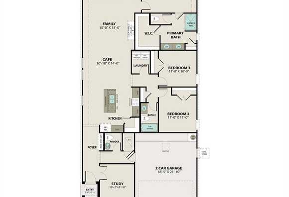 Image 2 of Davidson Homes' New Home at 2513 Allegretto Sea Drive