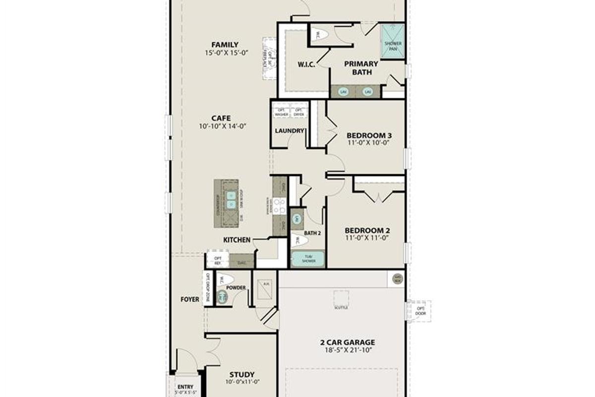 Image 2 of Davidson Homes' New Home at 2525 Allegretto Sea Drive