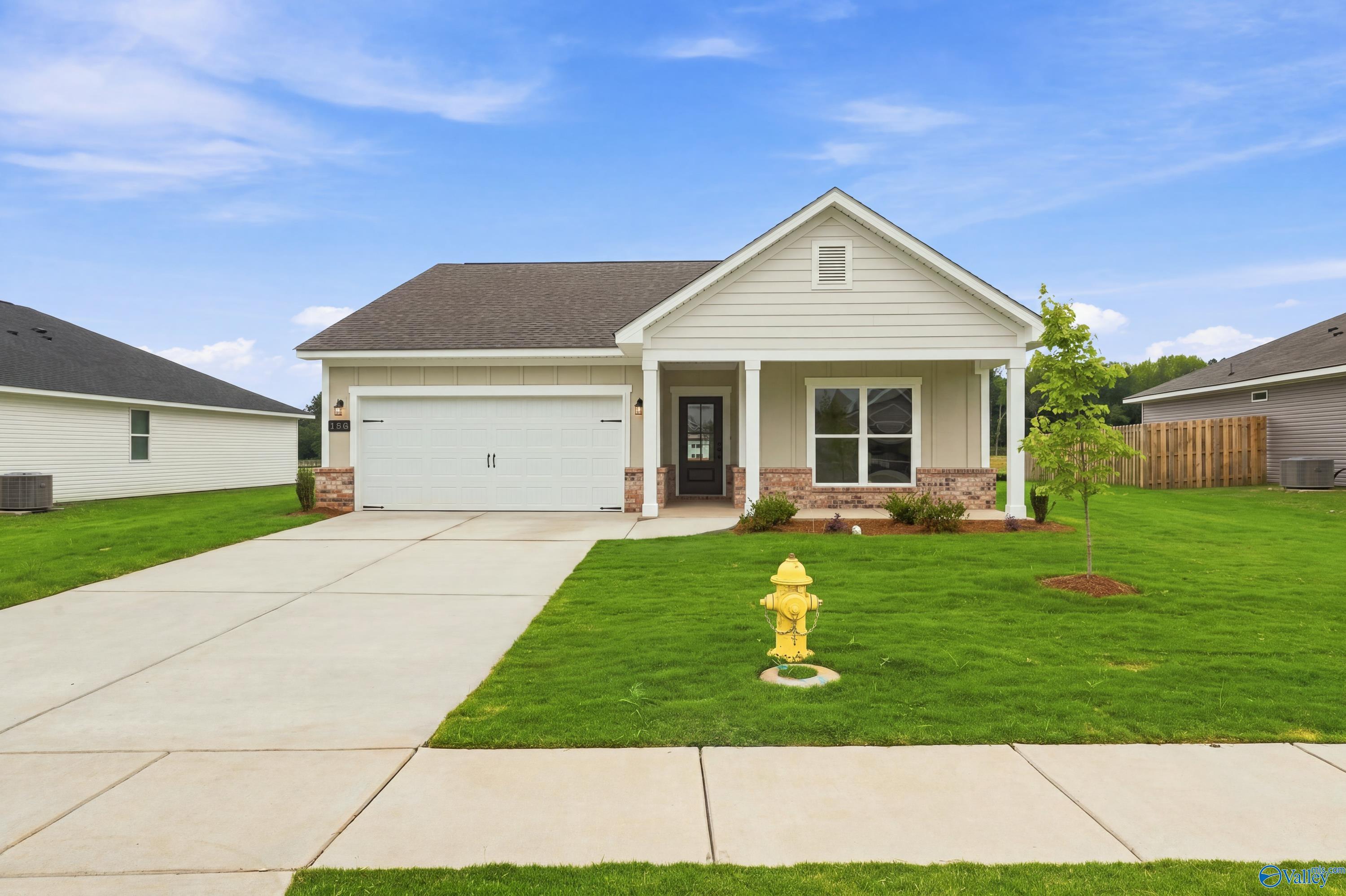 Exterior view of Davidson Homes' New Home at 138 Plum Tree Lane