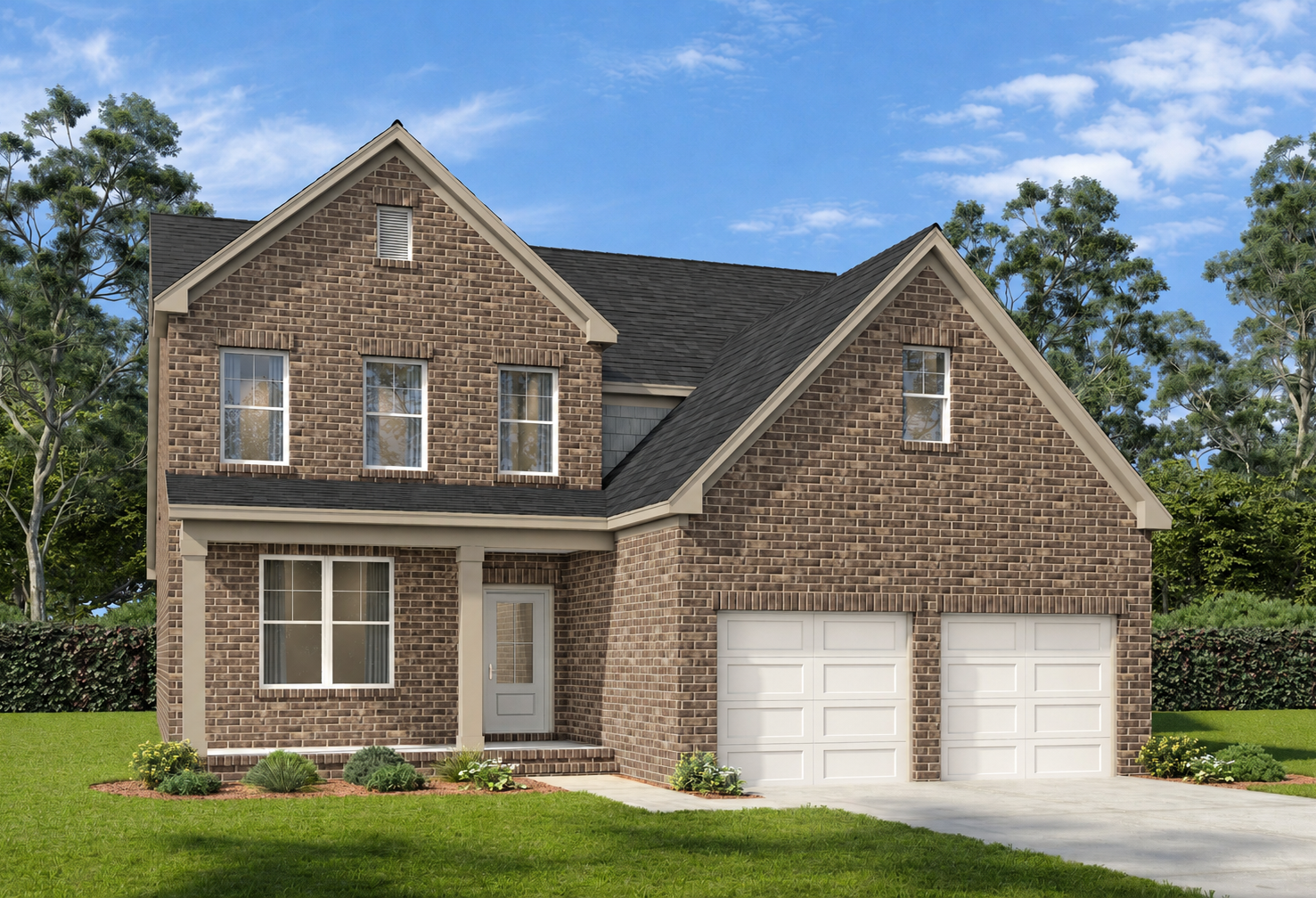 Exterior view of Davidson Homes' The Ash A-BF Floor Plan