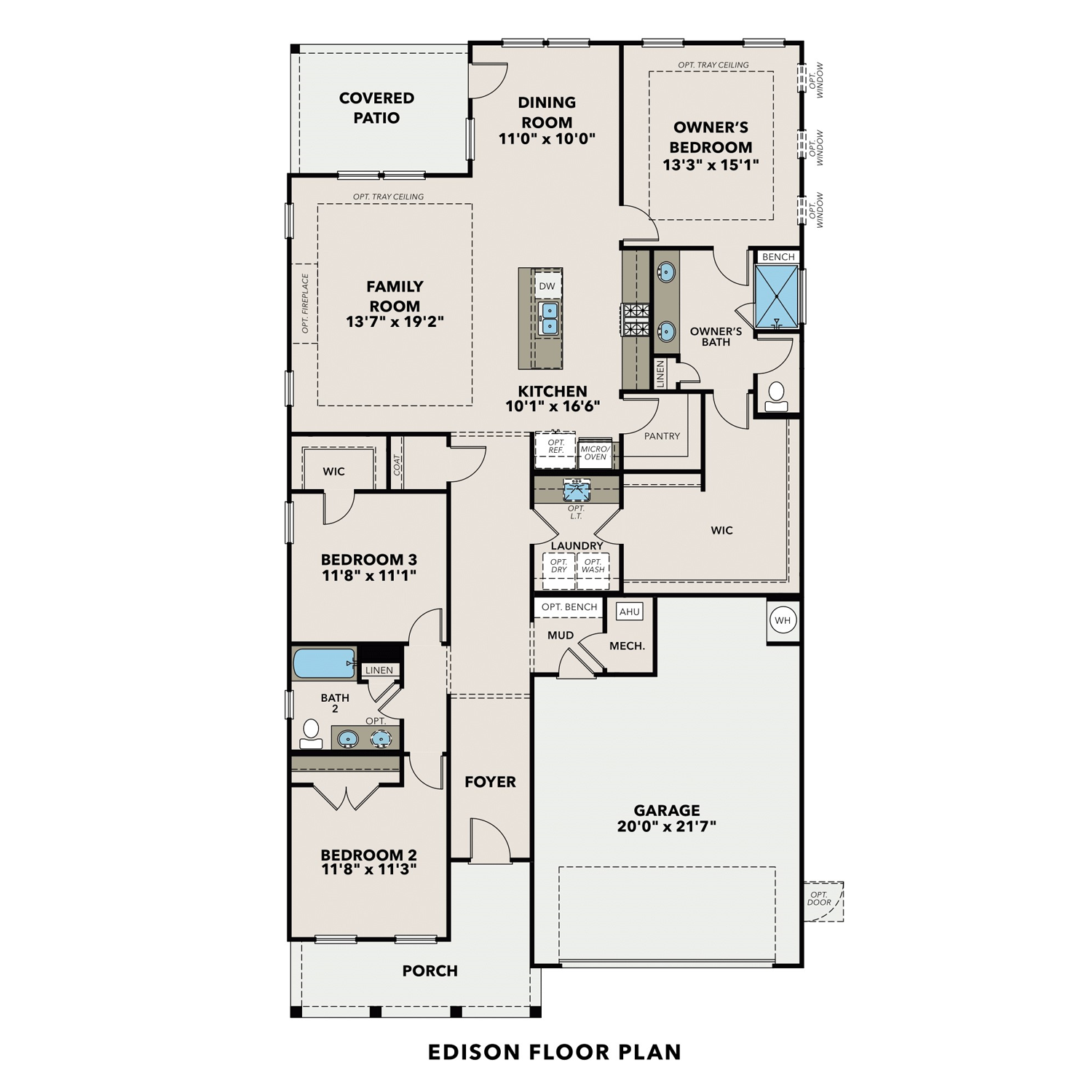 The Edison Floor Plan