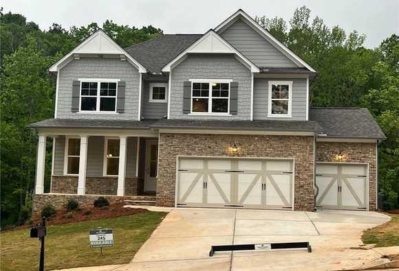 Exterior view of Davidson Homes' New Home at 305 Riverwood Pass