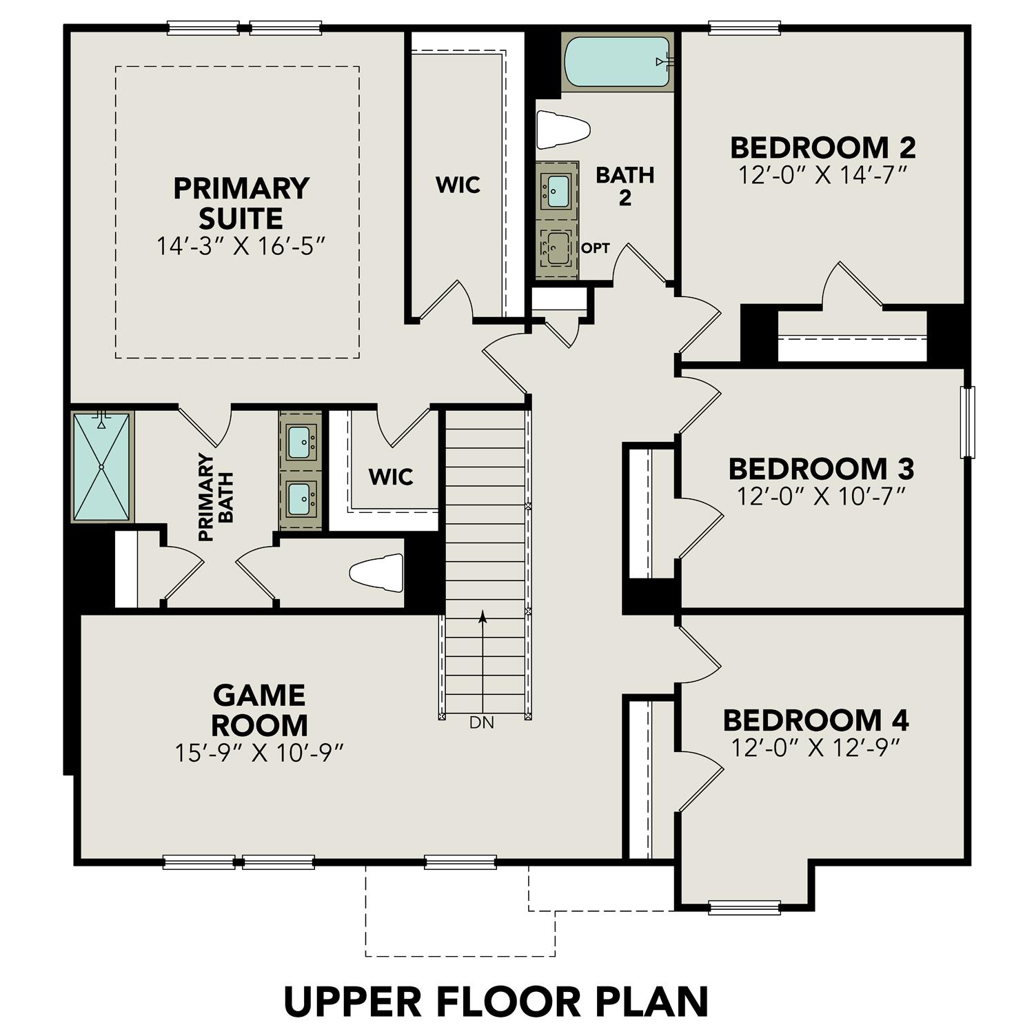 Upper Floor Plan