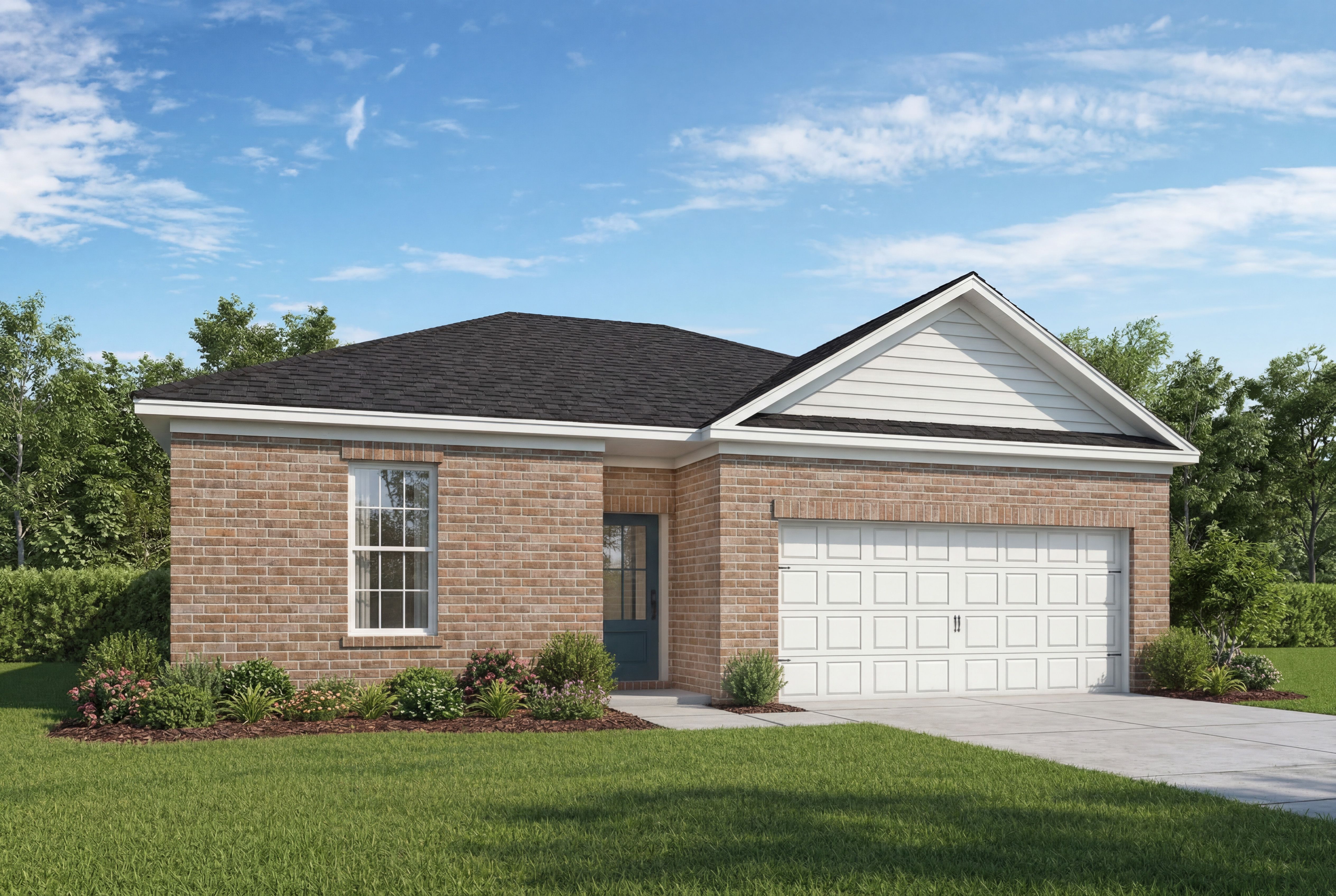 Exterior view of Davidson Homes' The Jasper Floor Plan