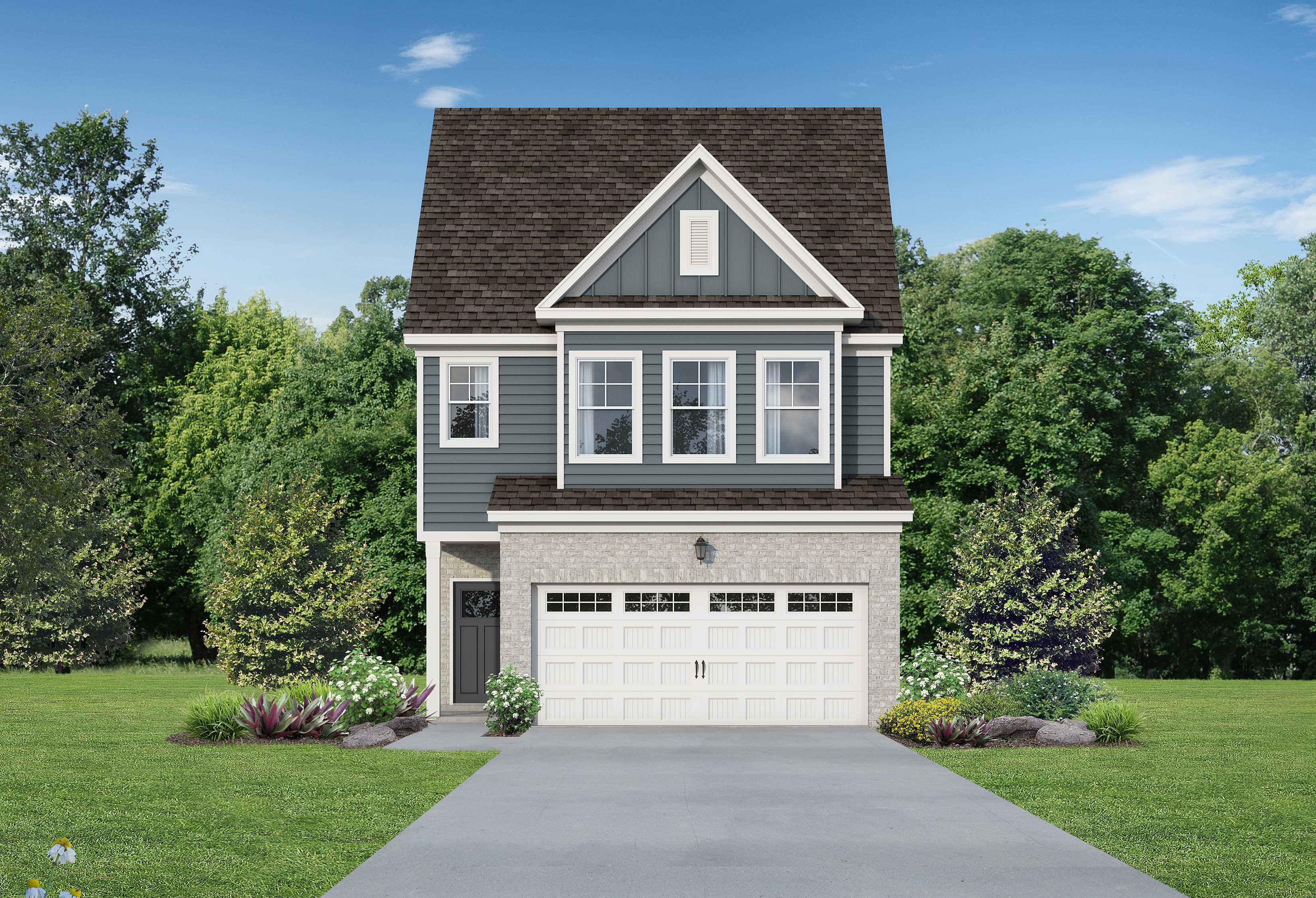 Exterior view of Davidson Homes' The Wake C Floor Plan