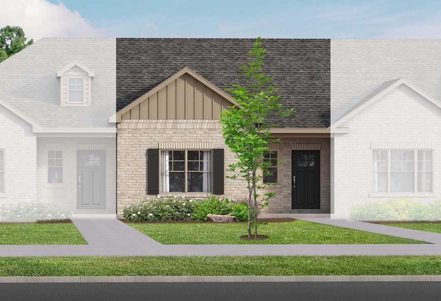 Exterior view of Davidson Homes' The Camilla B Floor Plan