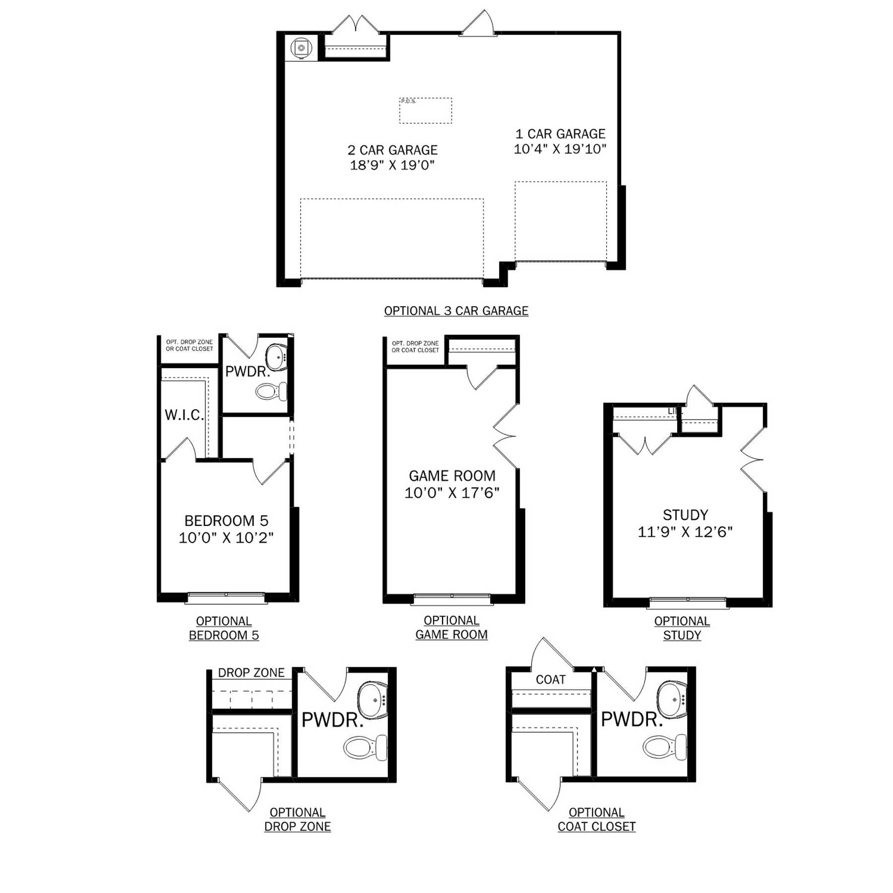 2 - The Harrison D buildable floor plan layout in Davidson Homes Homes' Forest Glen community.