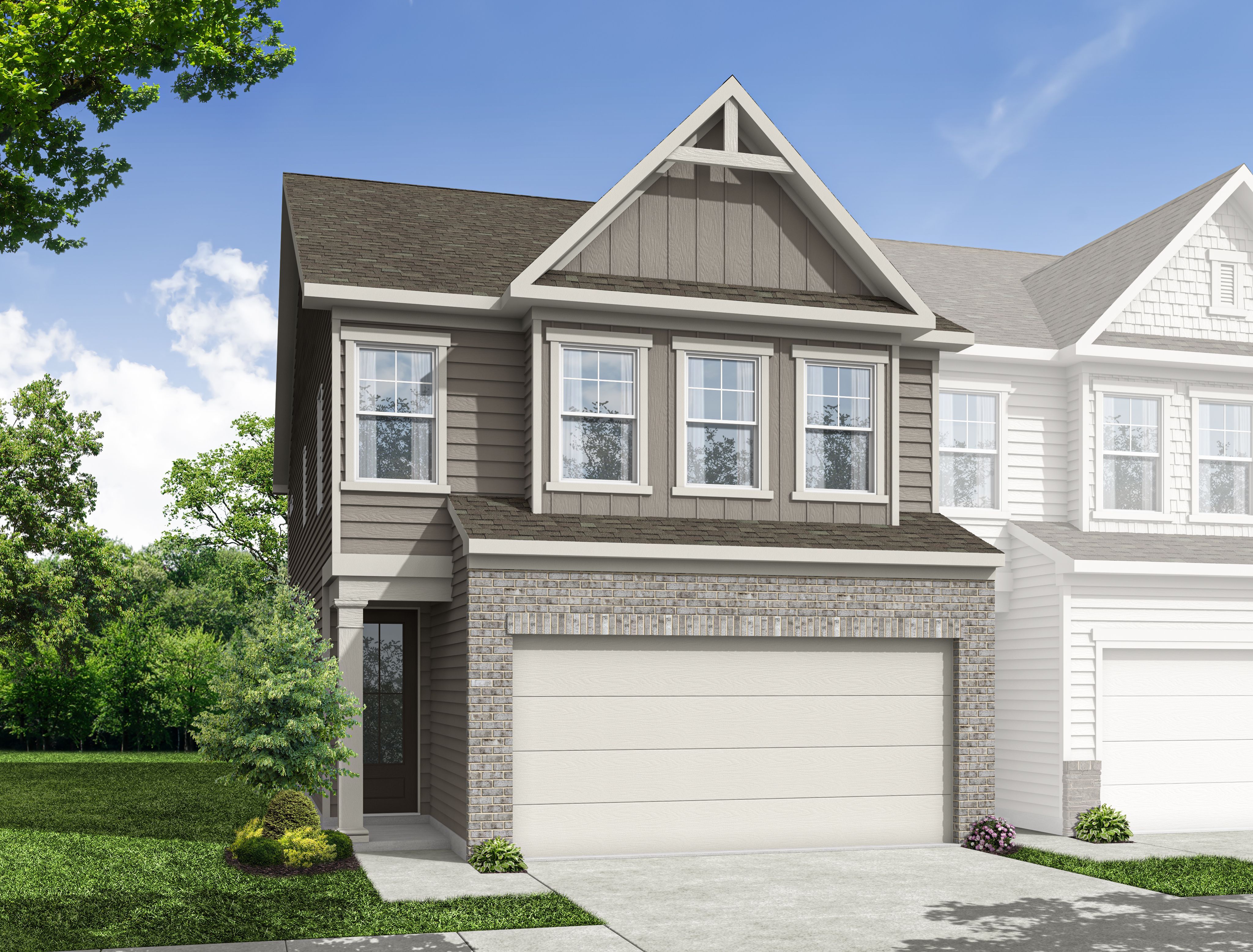 Exterior view of Davidson Homes' The Marion A Floor Plan