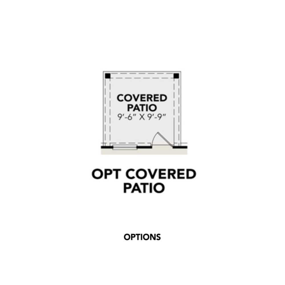 3 - The Blanco D buildable floor plan layout in Davidson Homes Homes' Applewhite Meadows community.