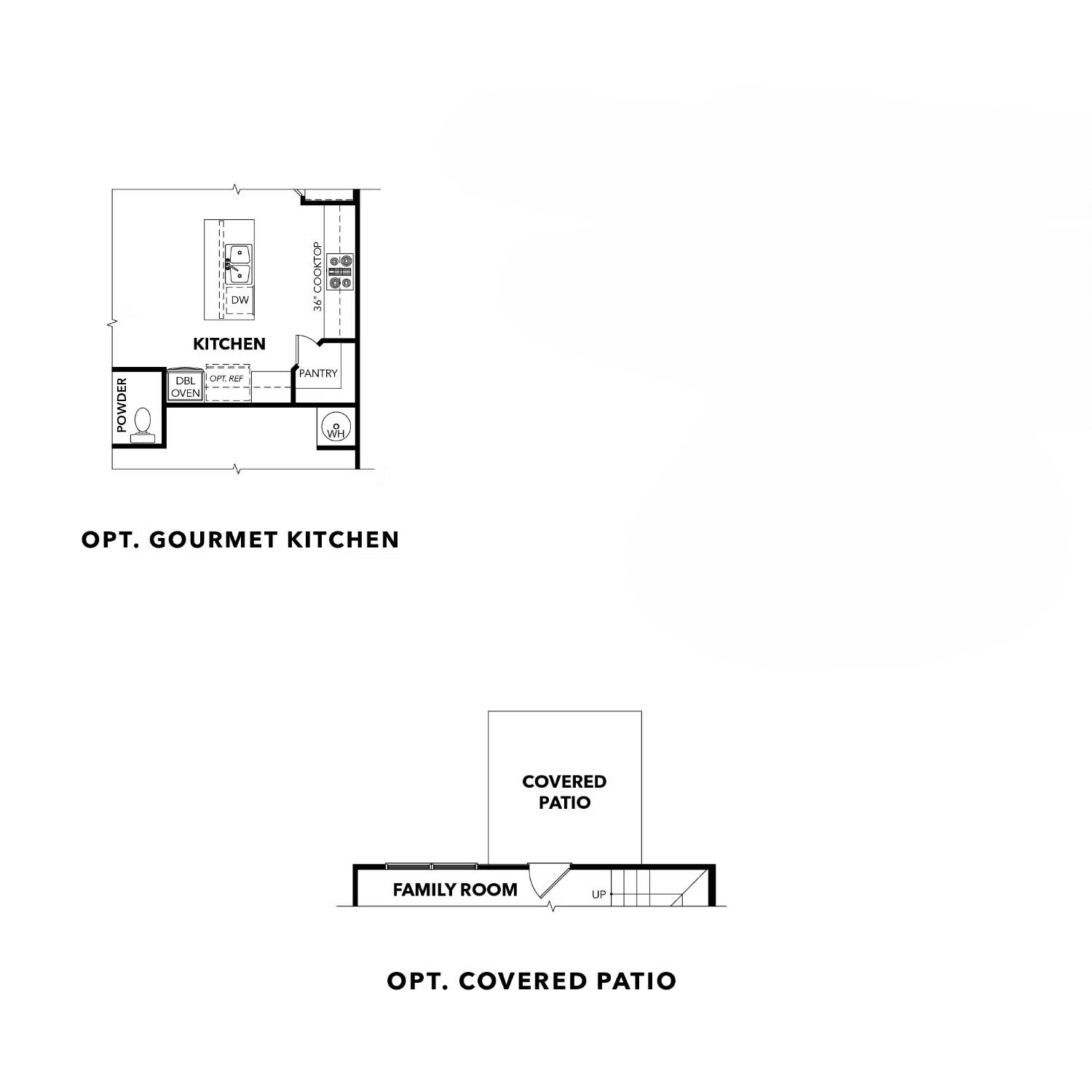 3 - The Durham A buildable floor plan layout in Davidson Homes Homes' Hemingway community.