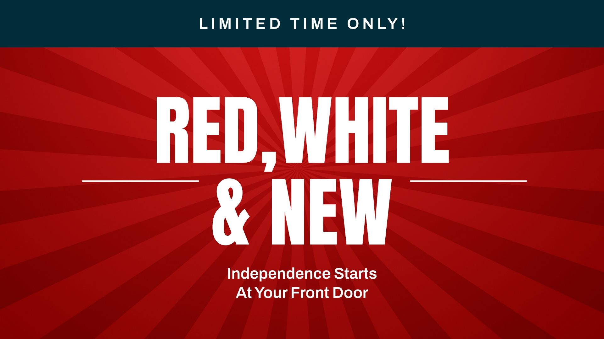 Red and white promotional graphic for San Antonio homebuilder rate lock, 4.875% interest rate, and $10K flex cash offer.