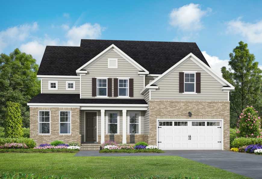 Exterior view of Davidson Homes' The Crawford Floor Plan