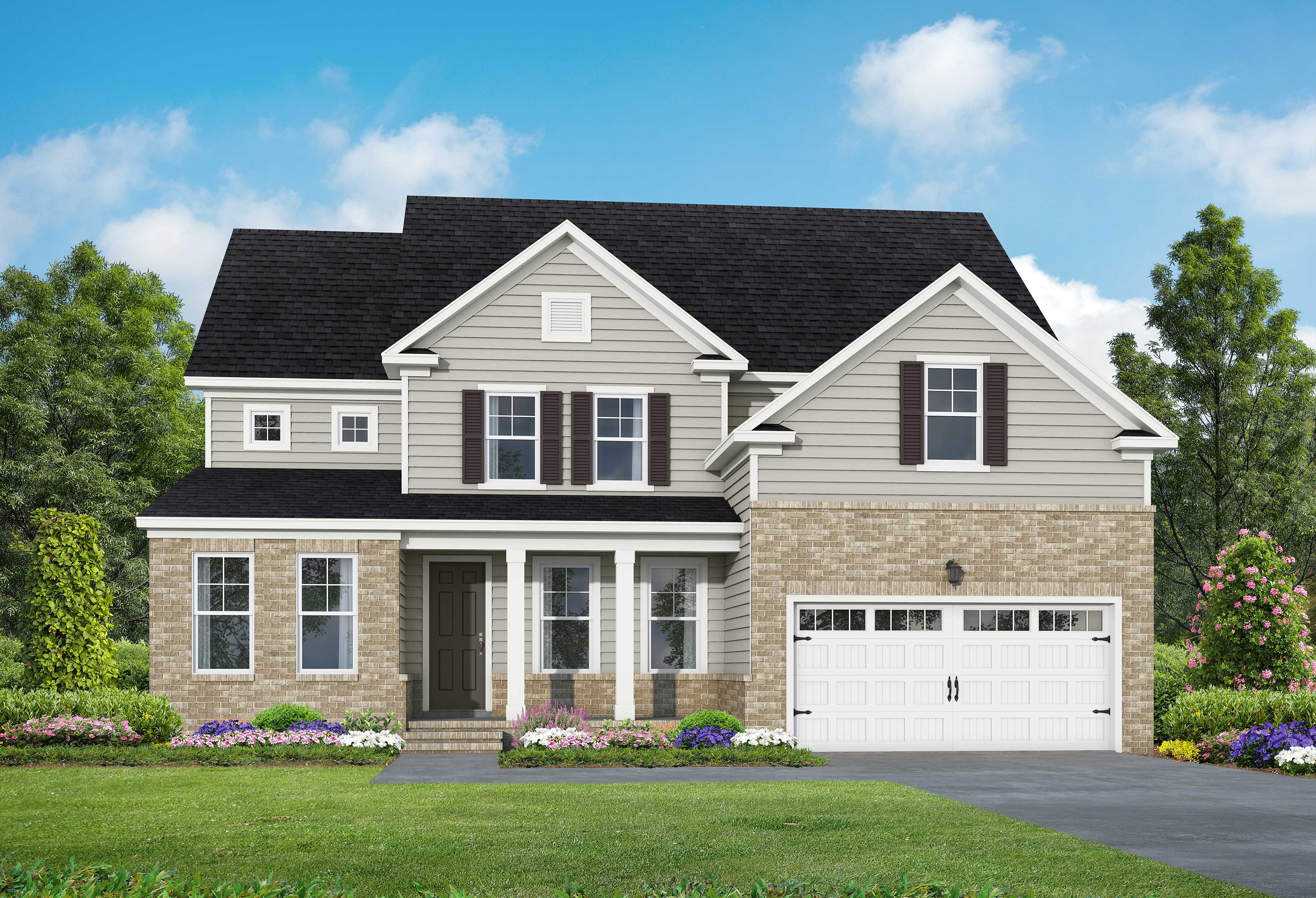 Exterior view of Davidson Homes' The Crawford Floor Plan