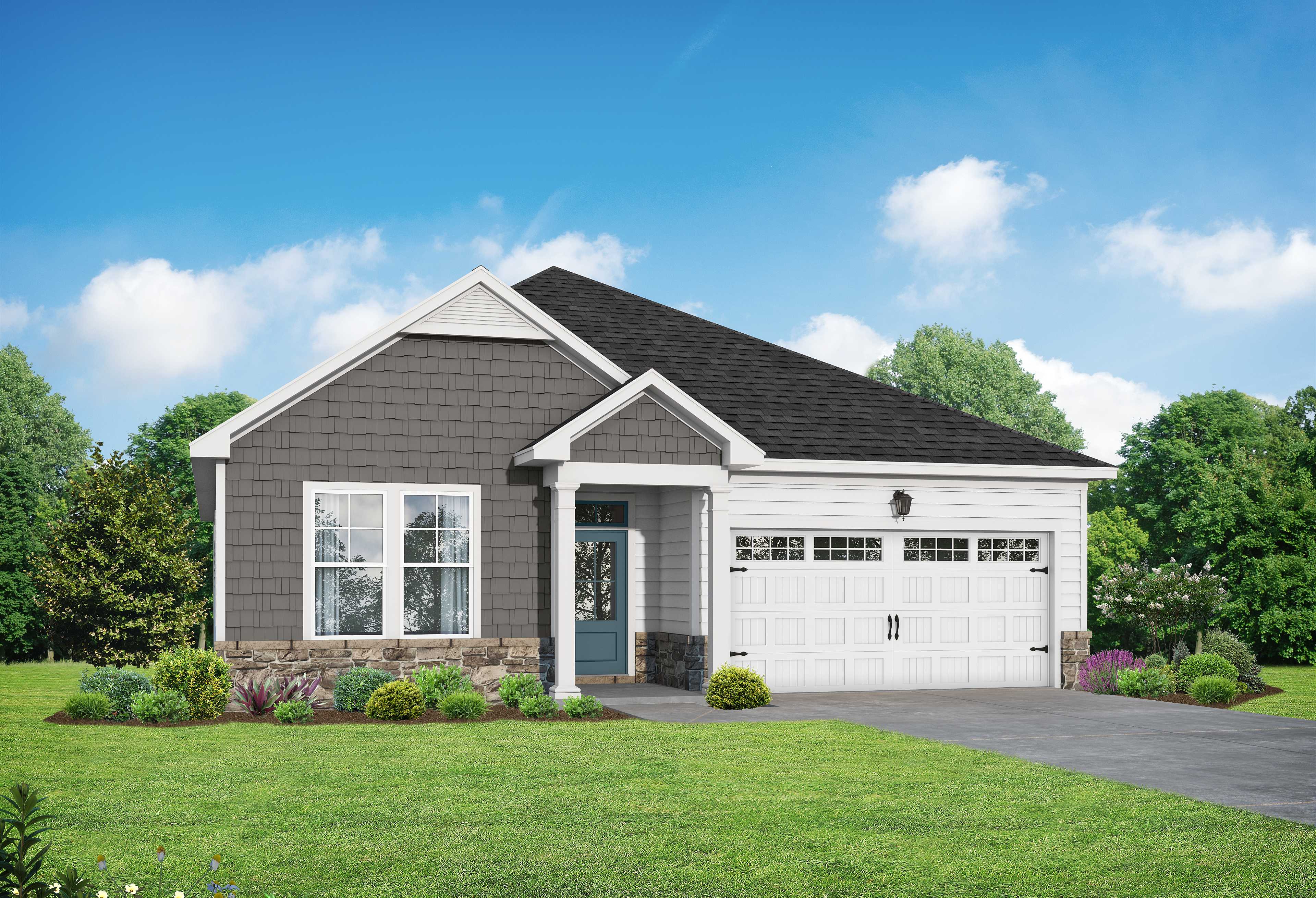 Exterior view of Davidson Homes' The Daphne C Floor Plan