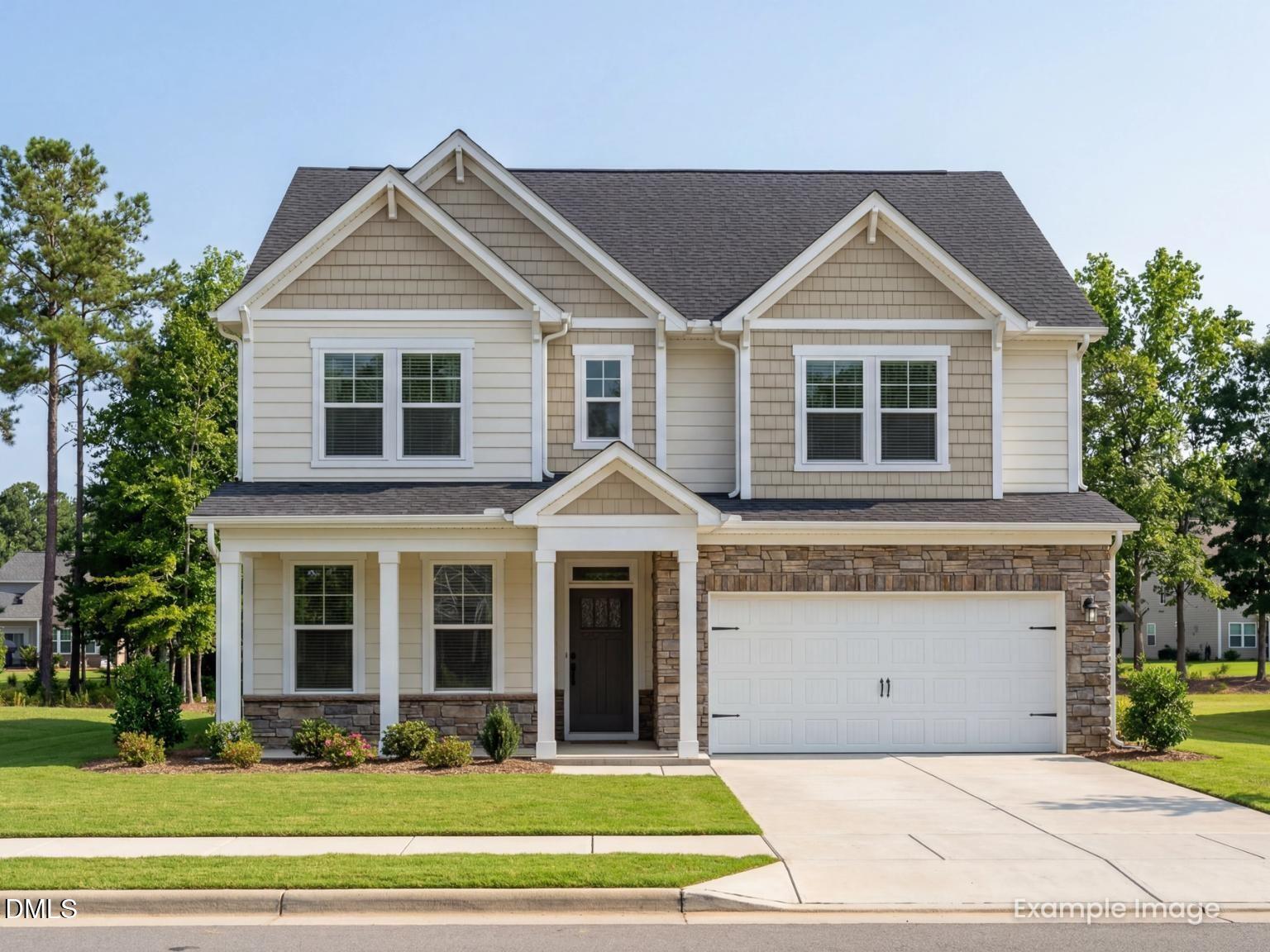 Exterior view of Davidson Homes' New Home at 1925 Eagle Manor Drive