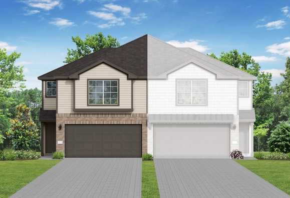 Exterior view of Davidson Homes' The Rose B Floor Plan