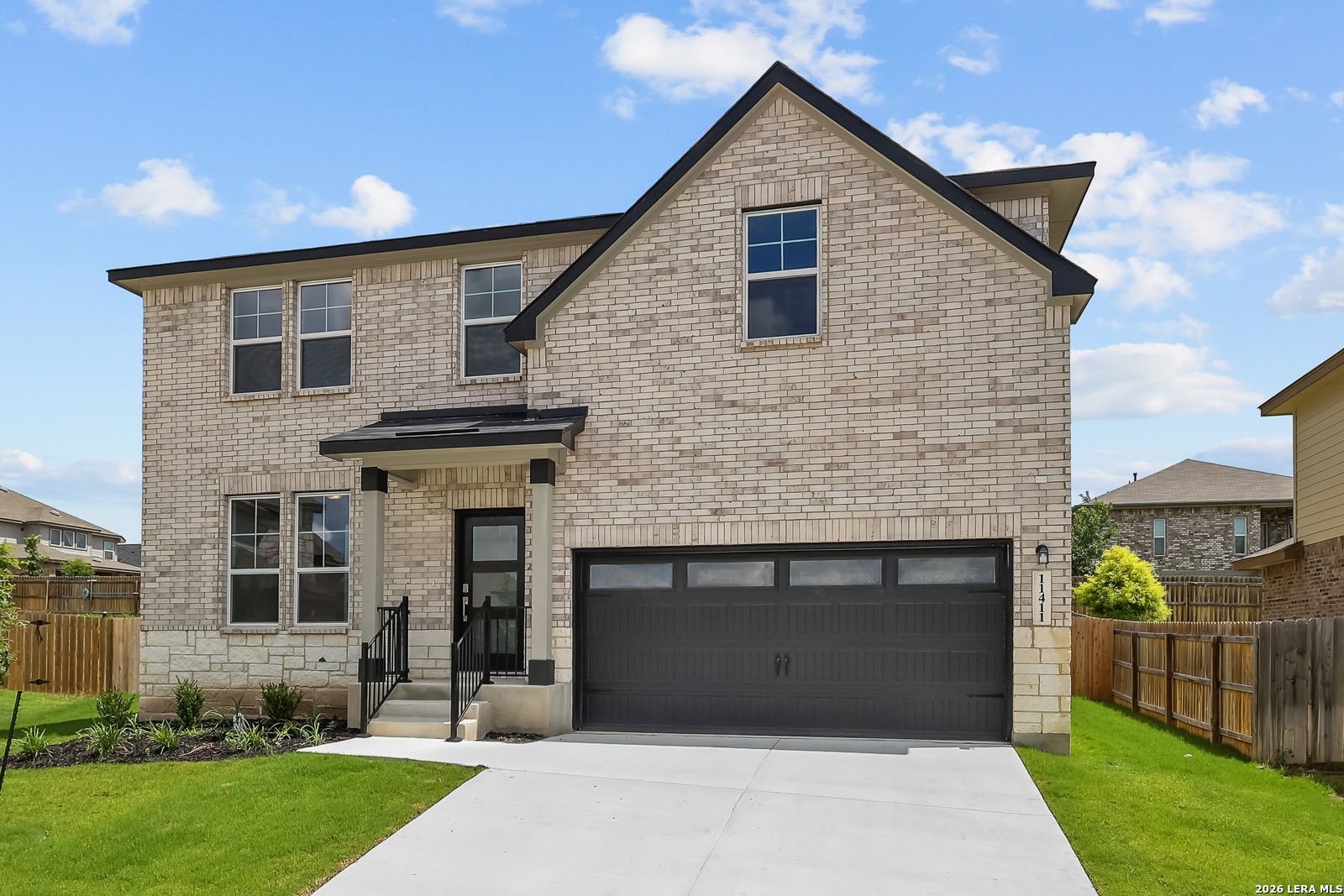 Exterior view of Davidson Homes' New Home at 11411 Briceway Nite