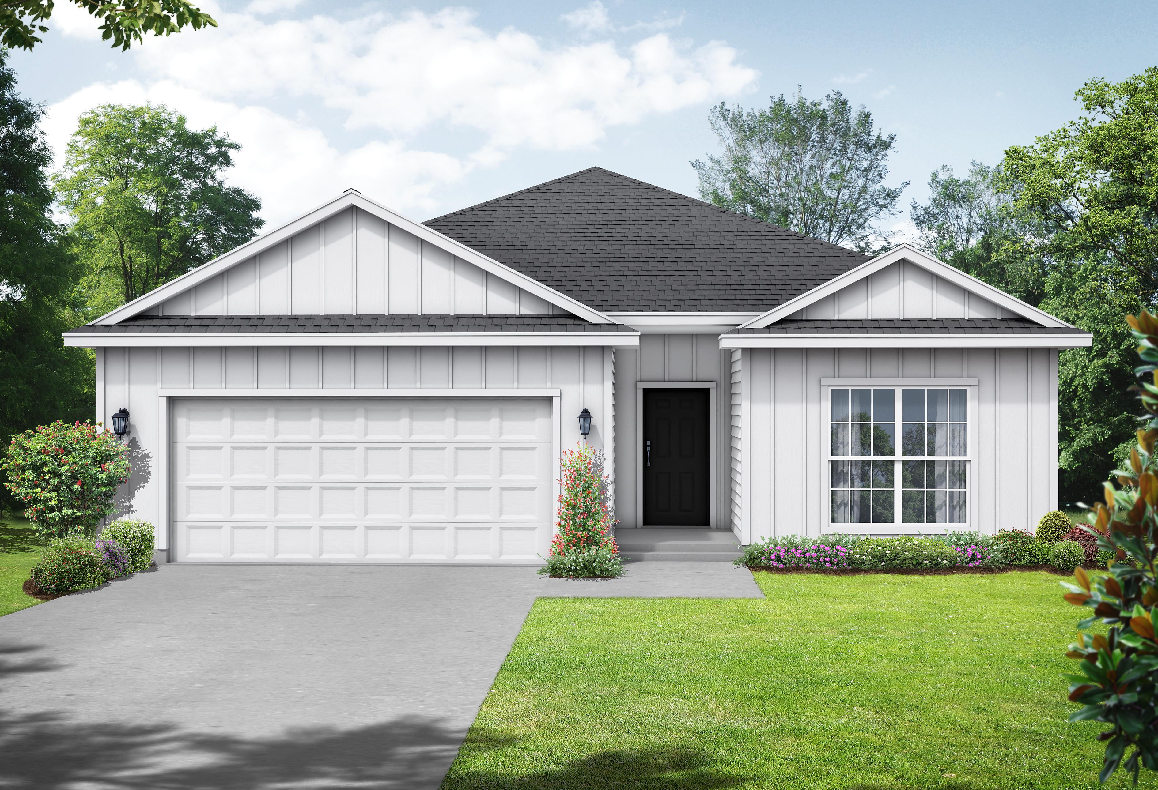 Davidson Homes' The Everett V Plan Rendering