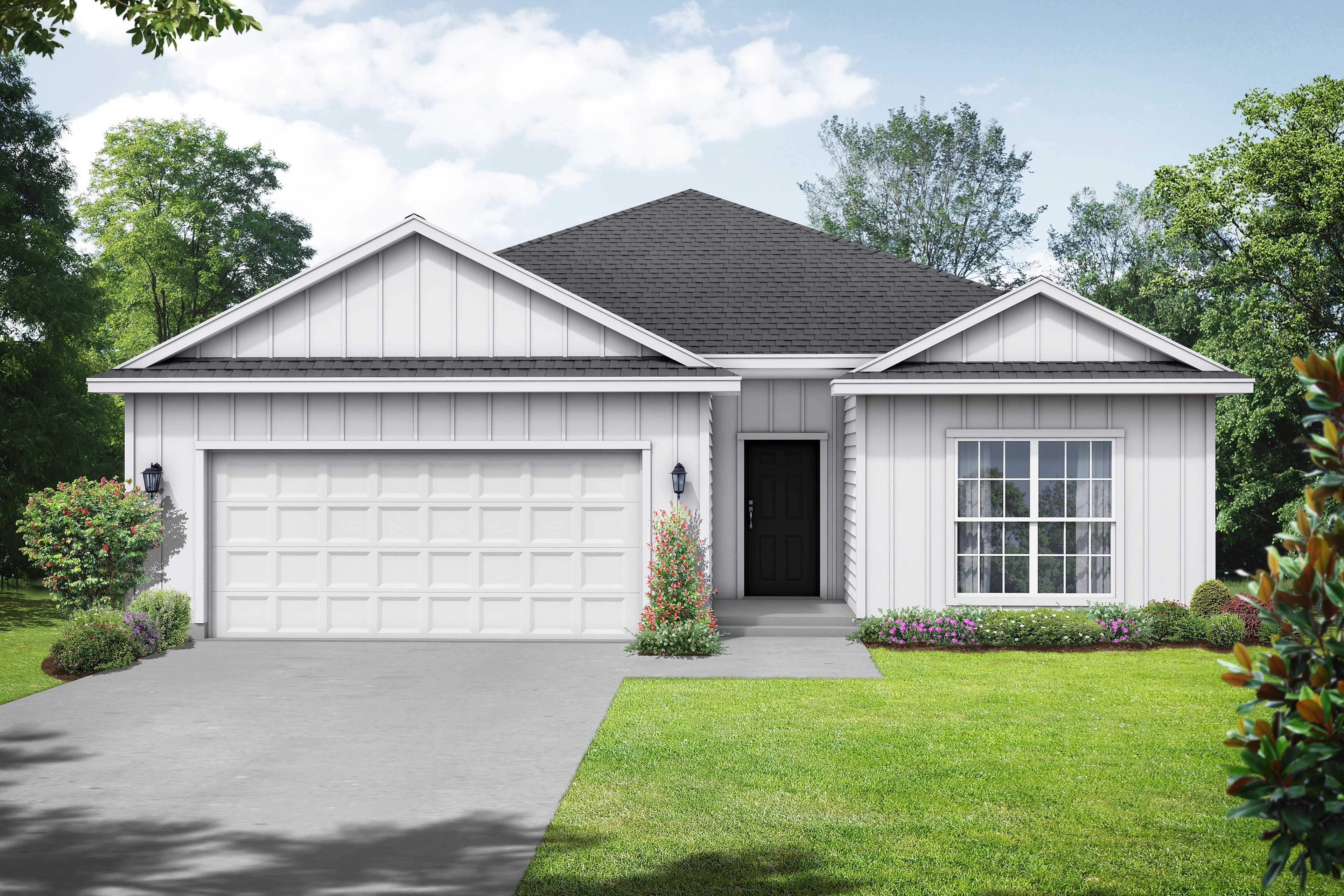 Davidson Homes' The Everett V Plan Rendering