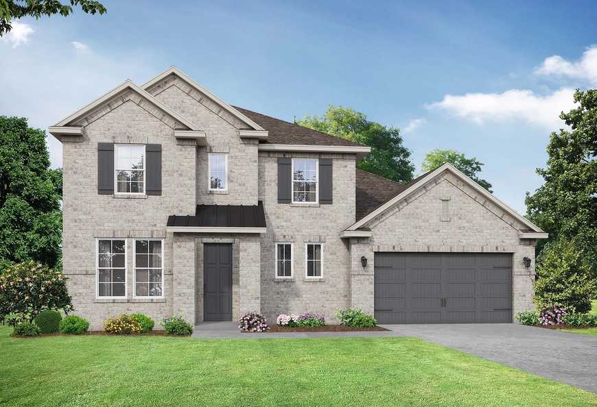 The Phillip Plan A Elevation Rendering