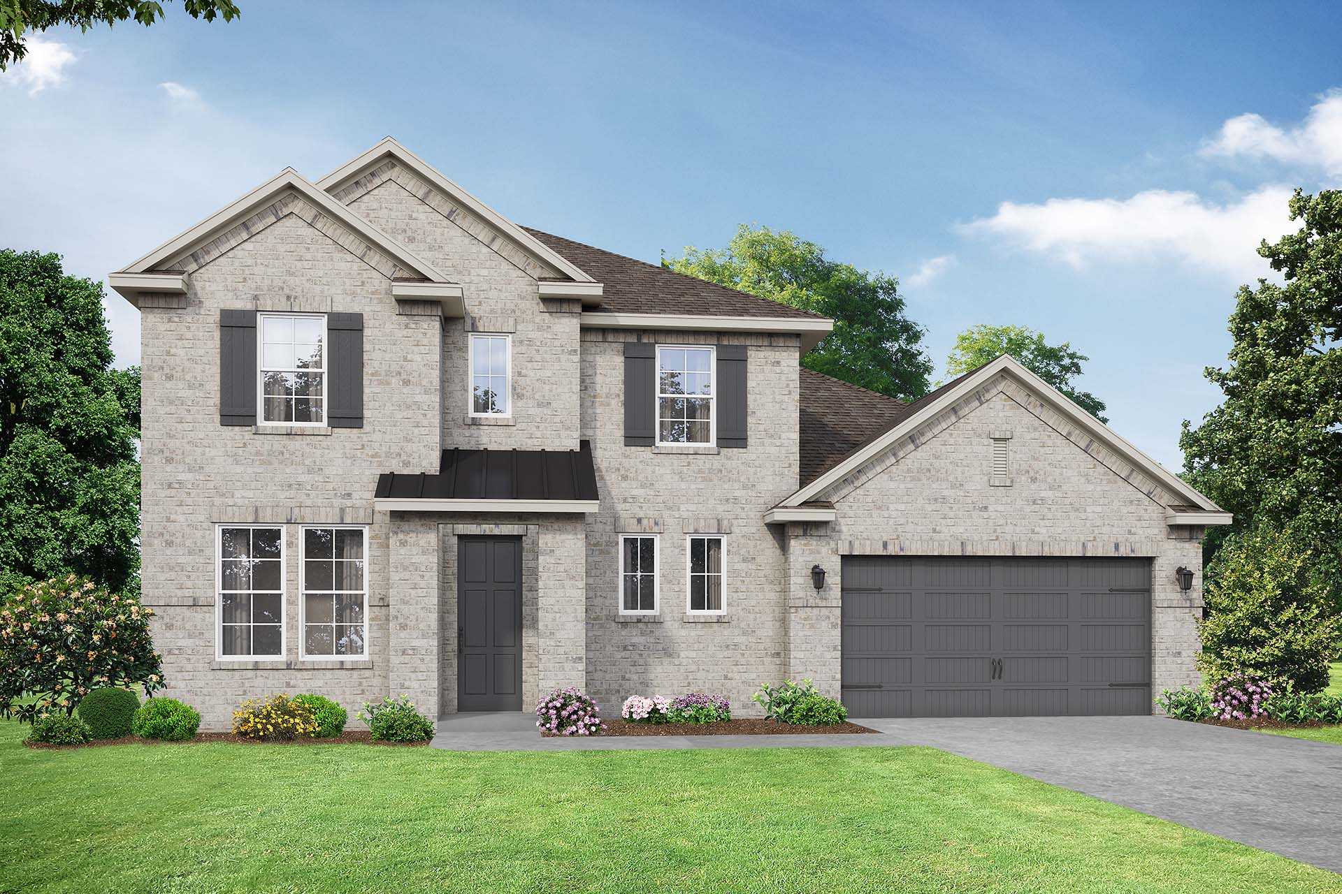 The Phillip Plan A Elevation Rendering