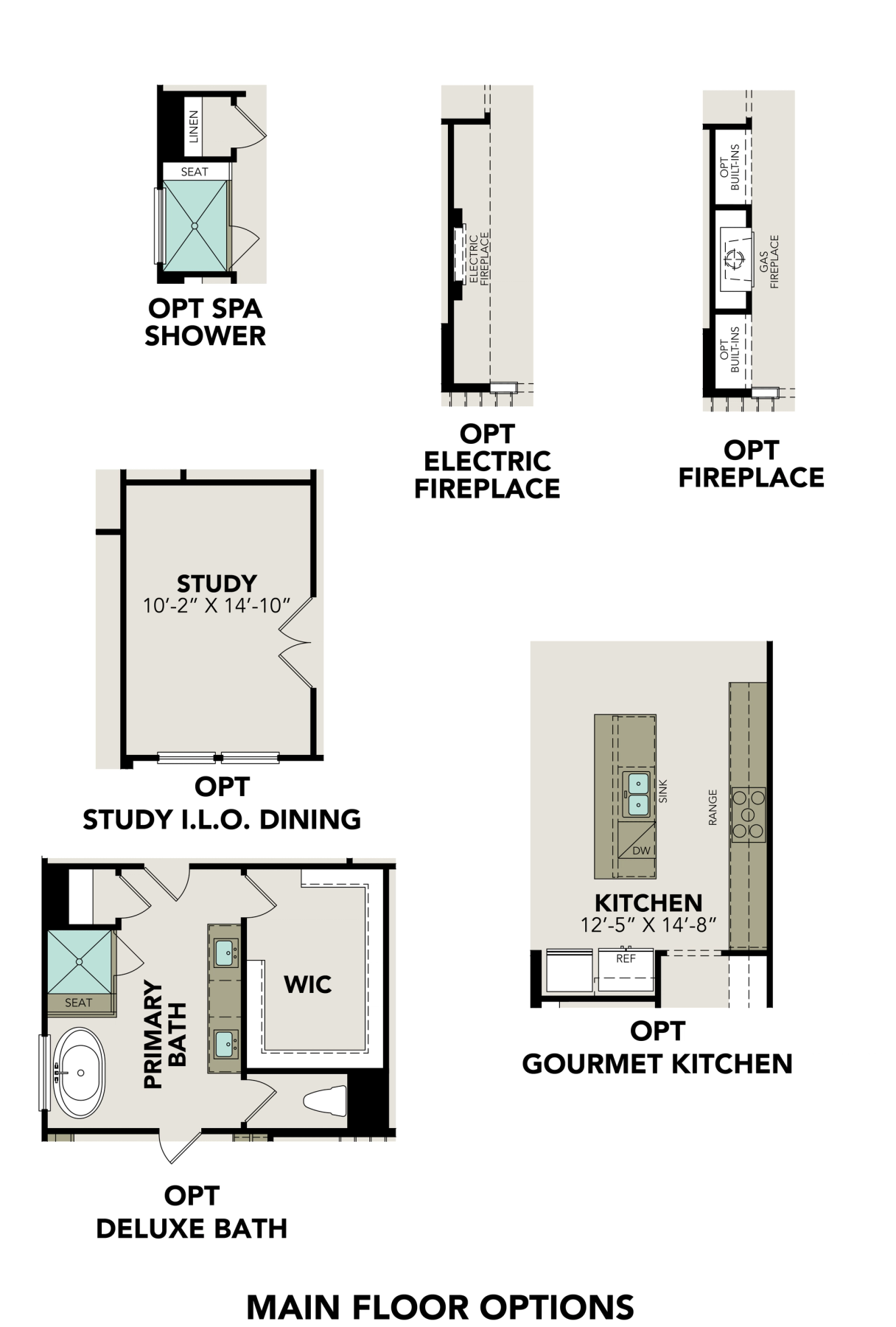 3 - The Belmont J w/ 3-Car Garage floor plan layout for 177 BRYANT PARK in Davidson Homes Homes' Potranco Oaks community.