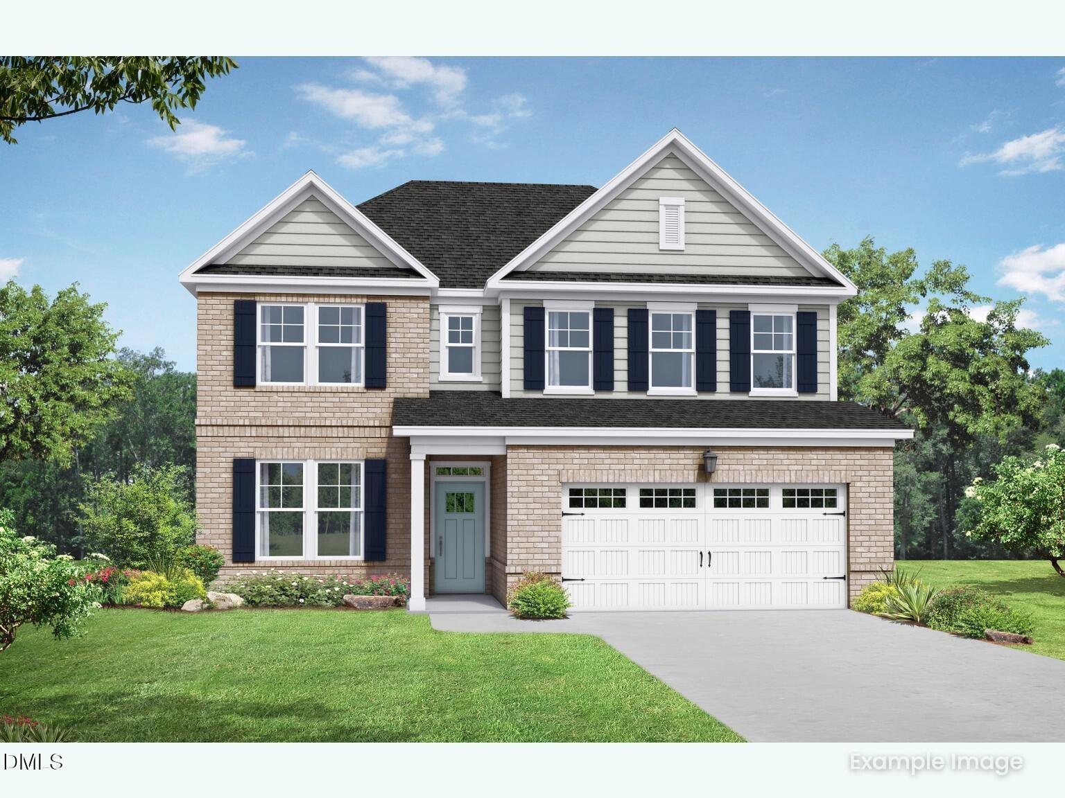 Exterior view of Davidson Homes' New Home at 521 Crescent Wood Trail