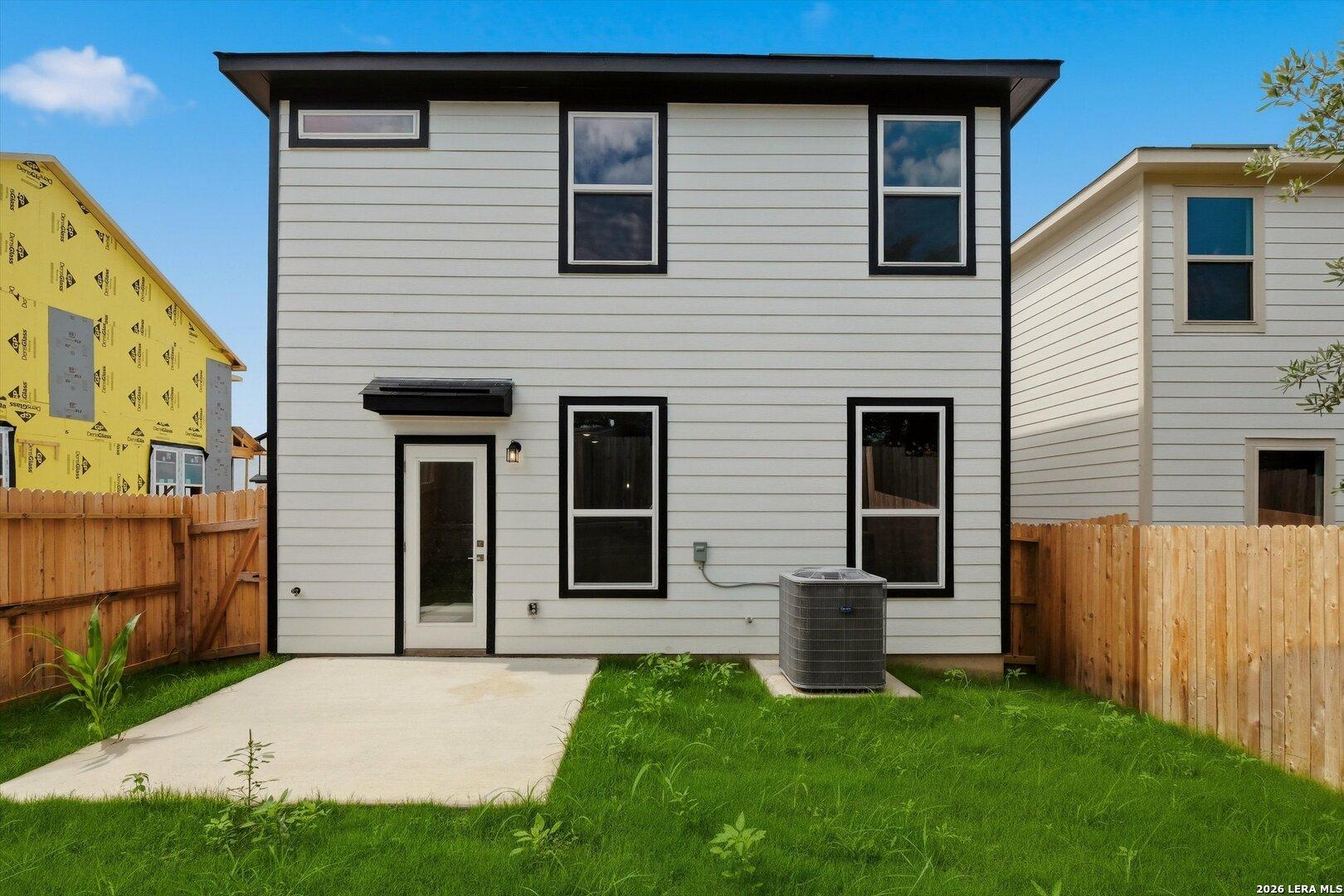 Back exterior view of The Charlotte B floor plan by Davidson Homes in Meadows at Oak Creek, San Antonio, Texas.